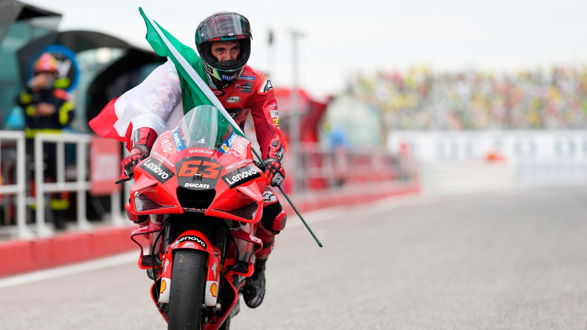 El piloto italiano Francesco Bagnaia (Ducati)