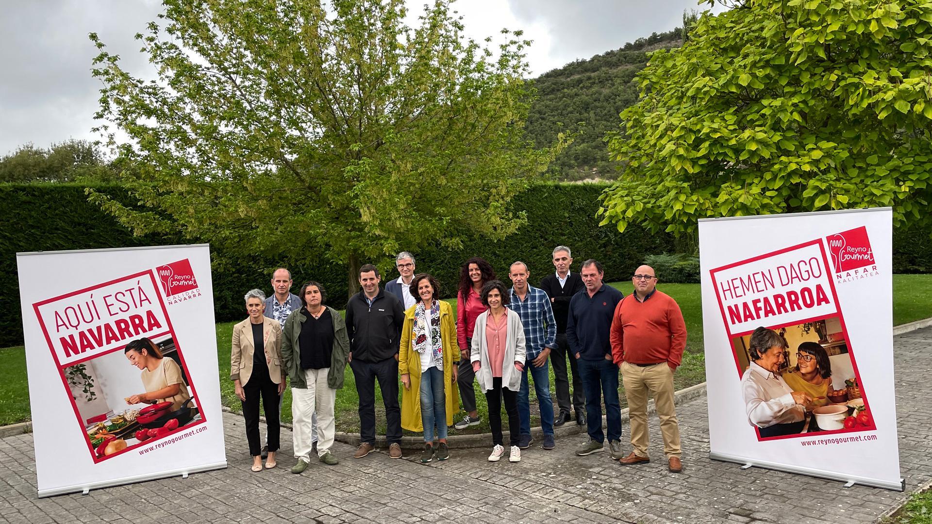 Asistentes a la presentación de la nueva campaña de Reyno Gourmet 'Aquí está Navarra'