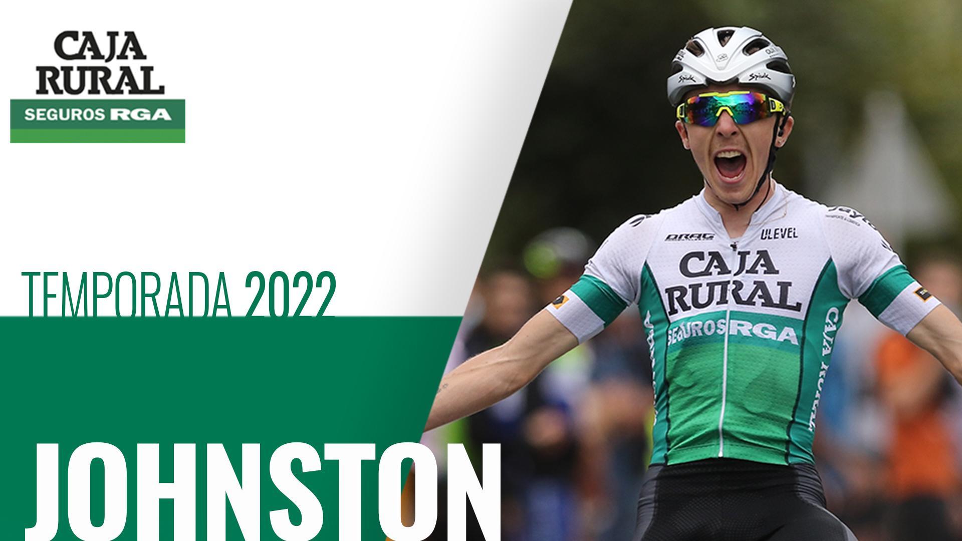 Calum Johnston, en una imagen que ha hecho pública el Caja Rural con el anuncio de su ascenso al equipo profesional.