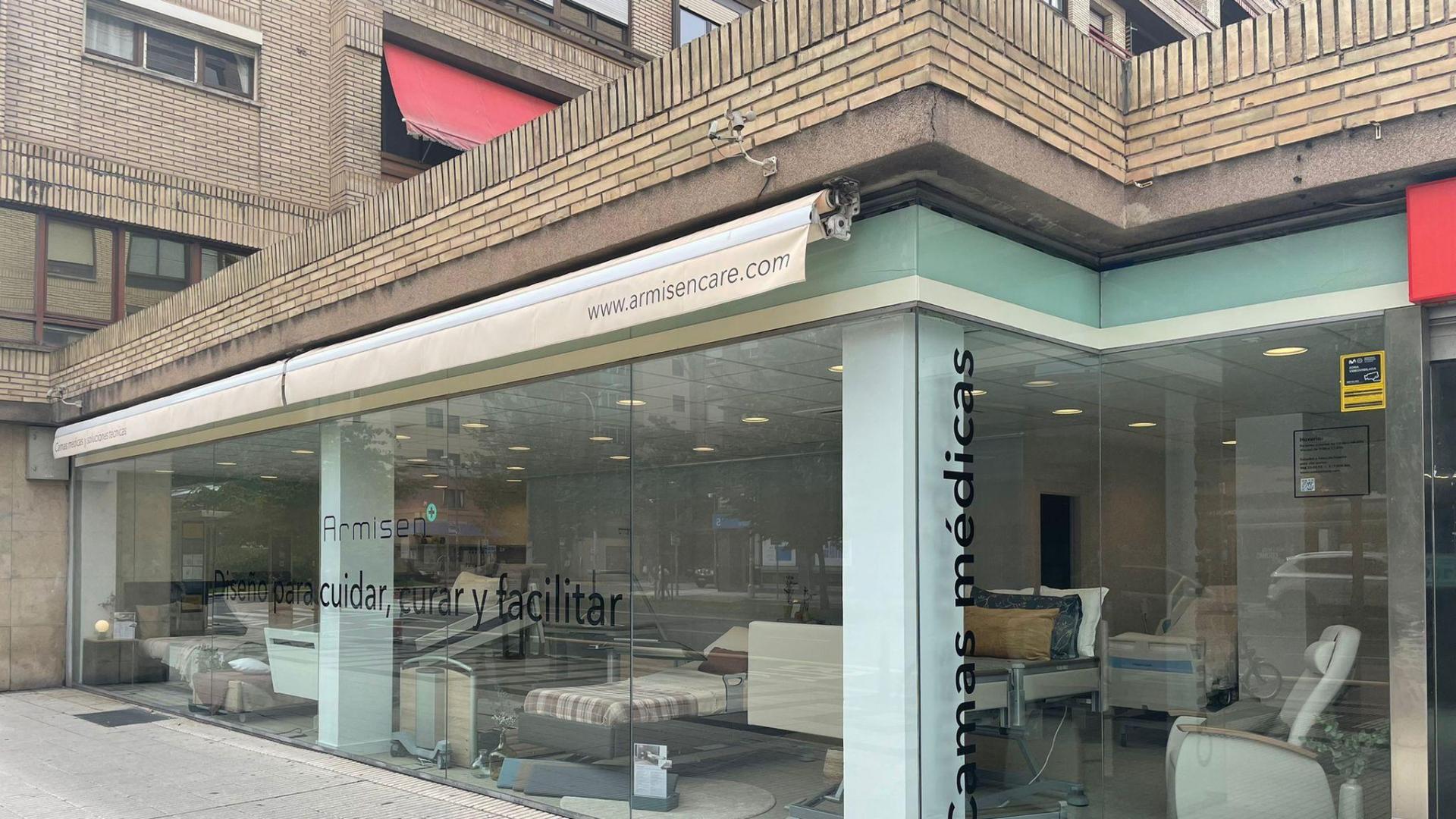 La tienda de Armisen Care, en la calle Esquíroz, en el barrio de Iturrama