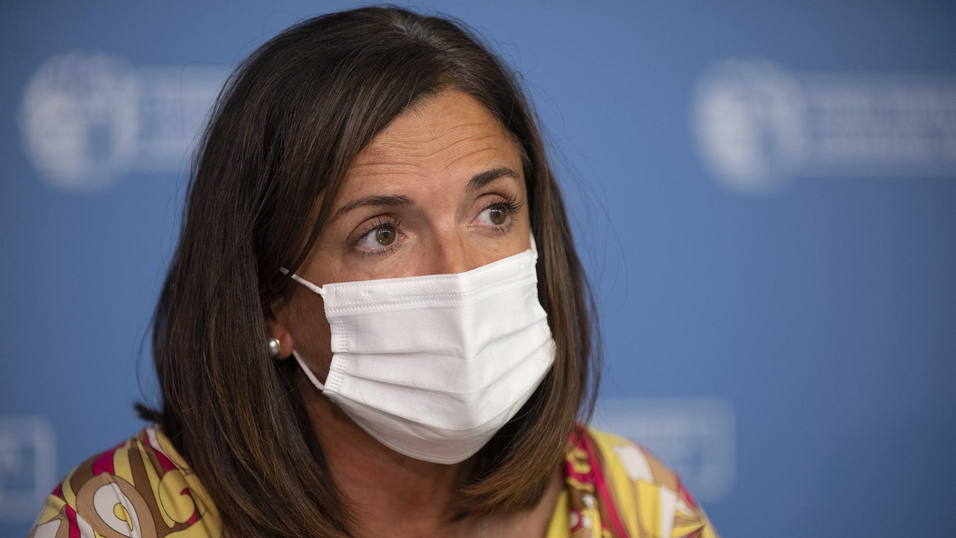 La consejera de Igualdad, Justicia y Políticas Sociales, Beatriz Artolazabal, en una rueda de prensa en Vitoria

MIKEL ARRAZOLA- GOBIERNO VASCO

24/08/2021