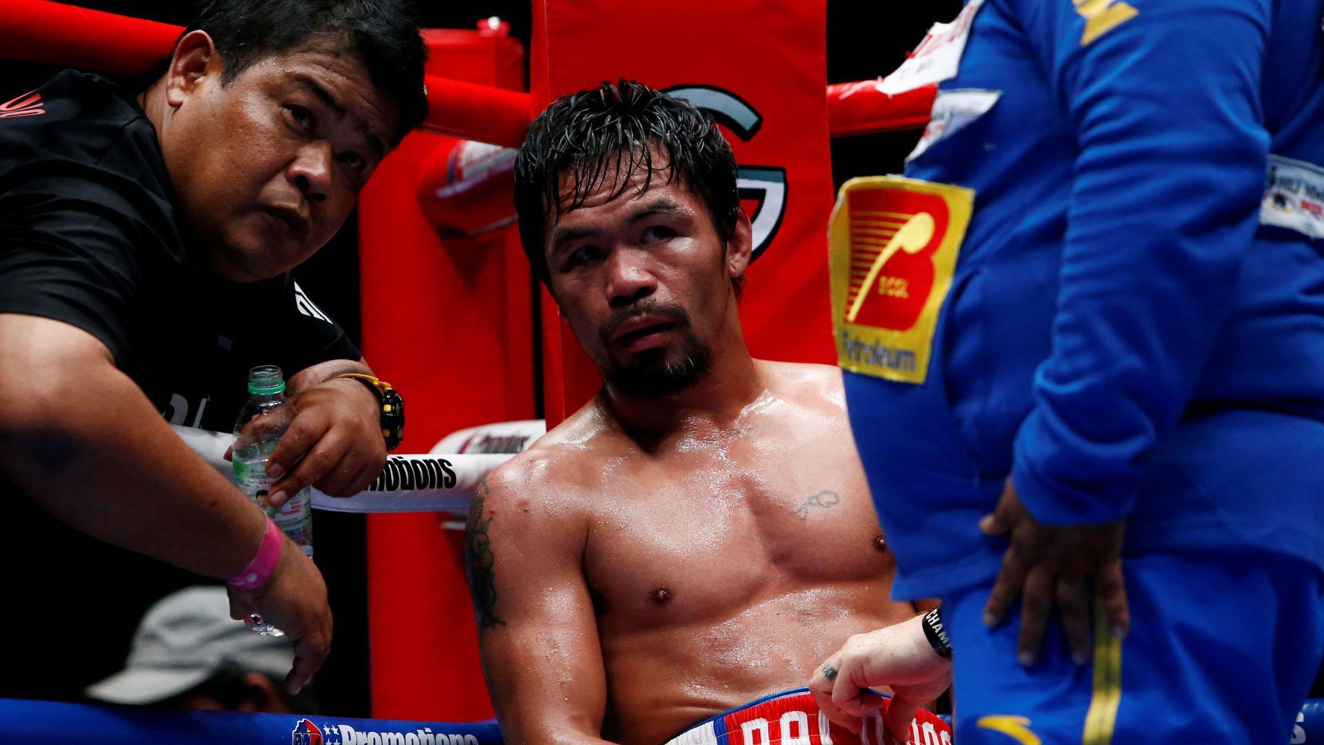 Manny Pacquiao, en un combate