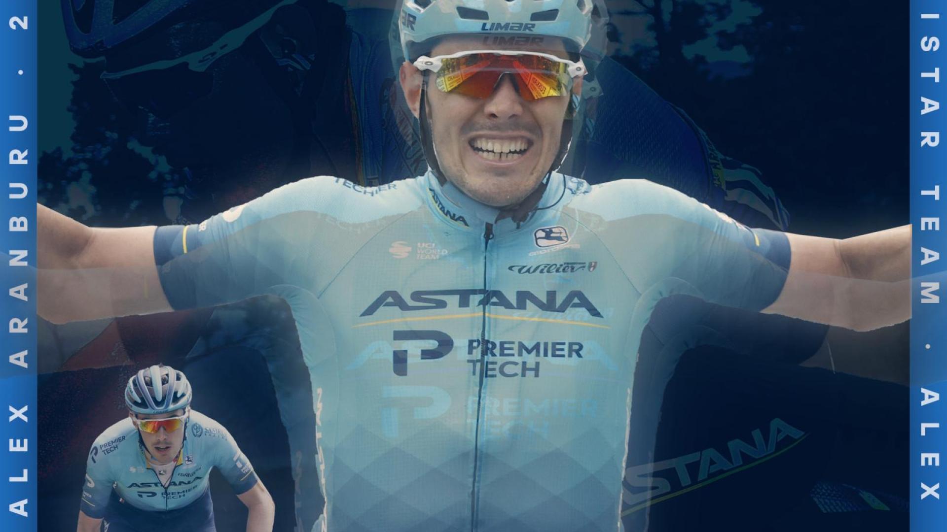 Alex Aranburu vestirá el maillot del Movistar las tres próximas temporadas