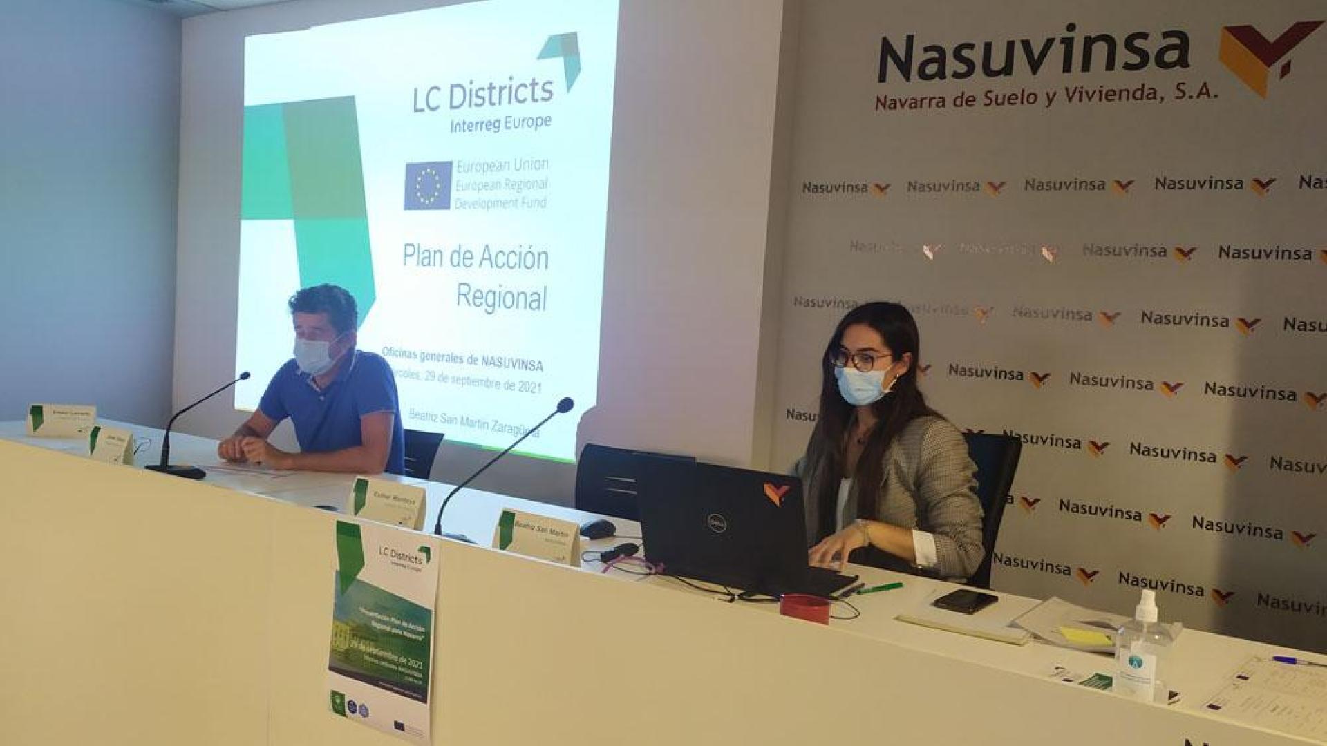 Momento de la reunión celebrada este miércoles