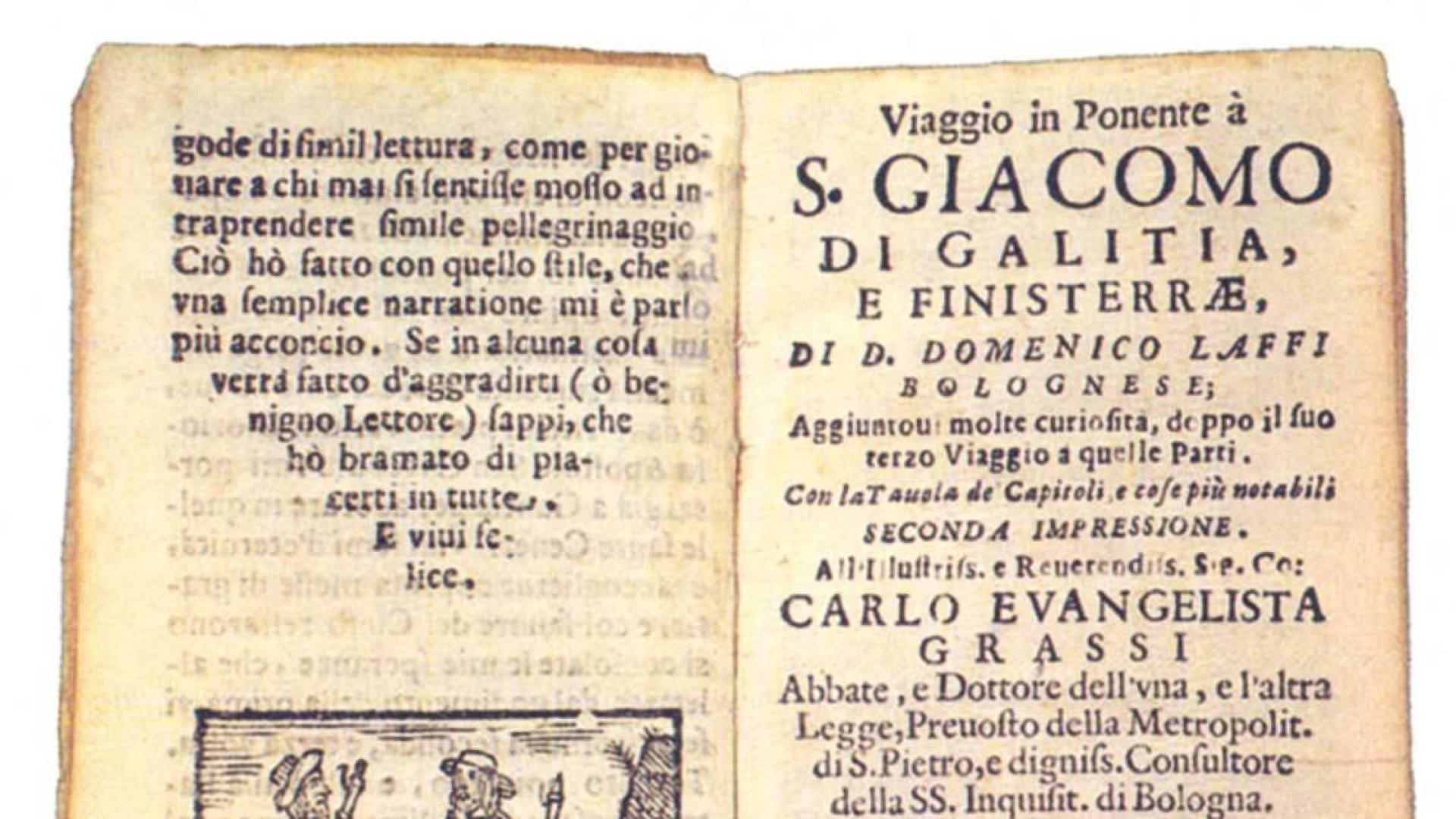 Viaggio in Ponente a San Giacomo di Galitia e Finisterre per Francia e Spagna de Domenico Laffi