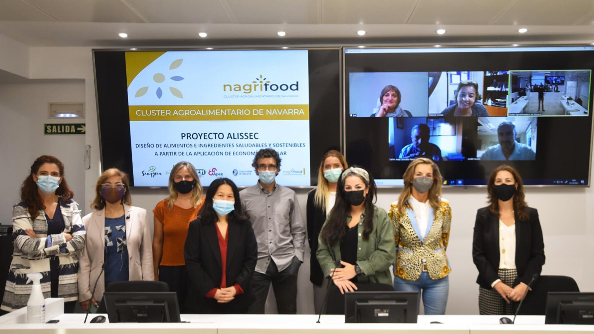 Nagrifood, la UN, la UPNA, Tutti Pasta, Grupo AN, Apex y Sanygran participan en el proyecto