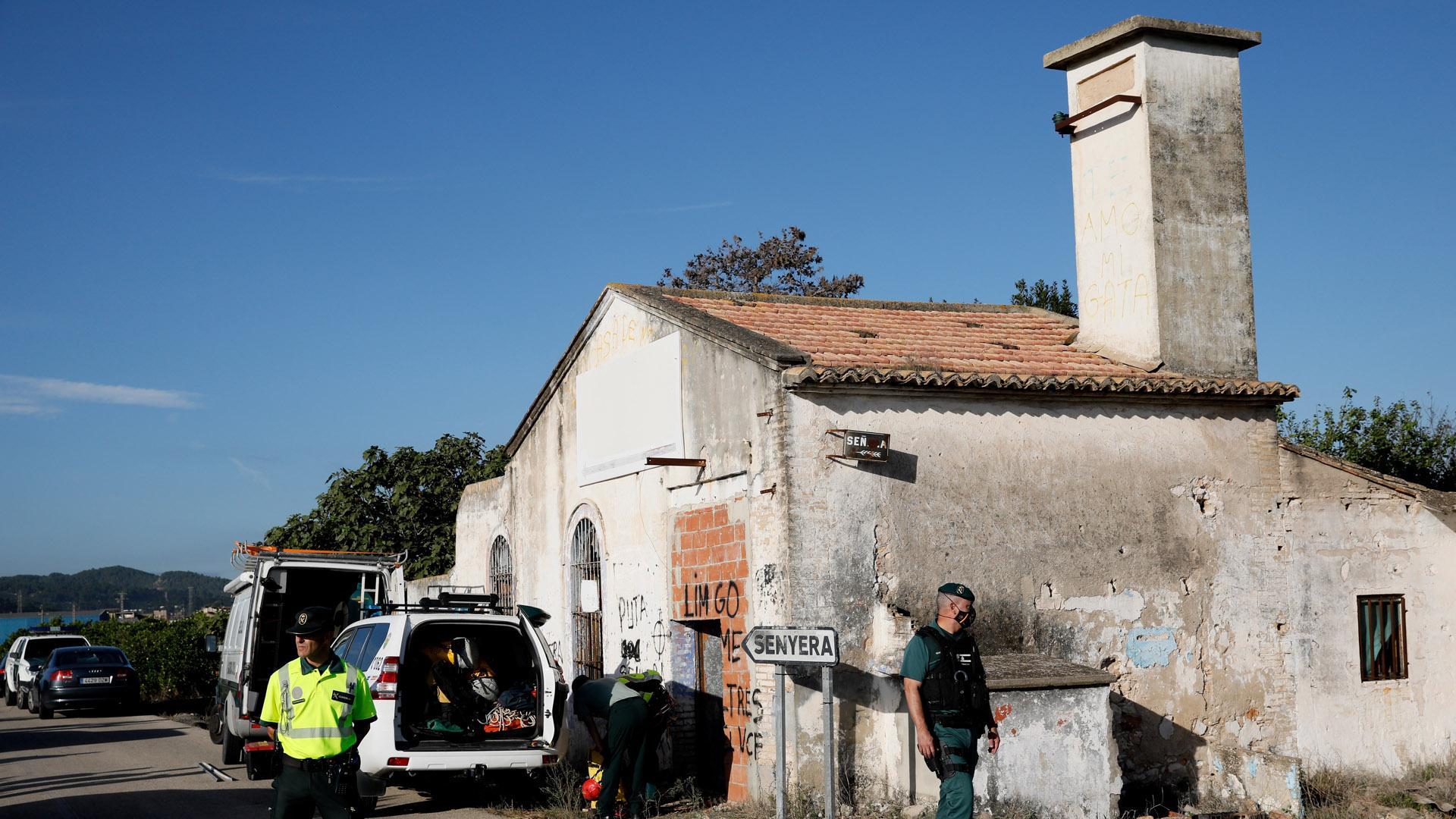El cuerpo de Marta Calvo se ha buscado en un pozo ubicado en una casa abandonada en Senyera,