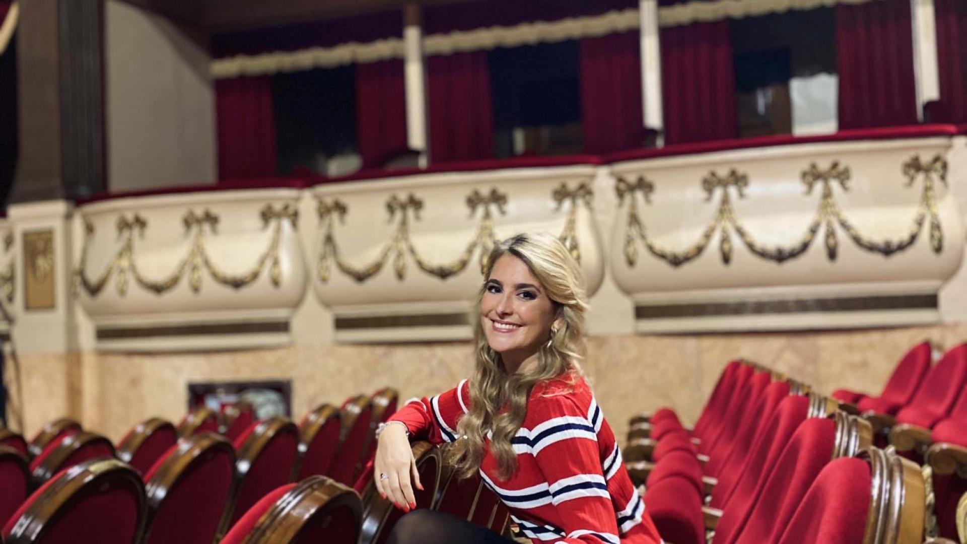Foto Sofía Esparza en el Teatro Campoamor de Oviedo