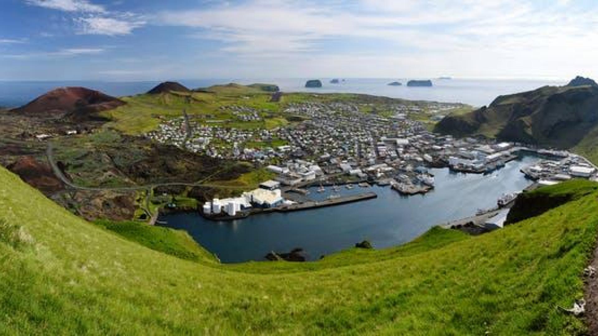Heymaey, en las islas Vestmann (Islandia)
