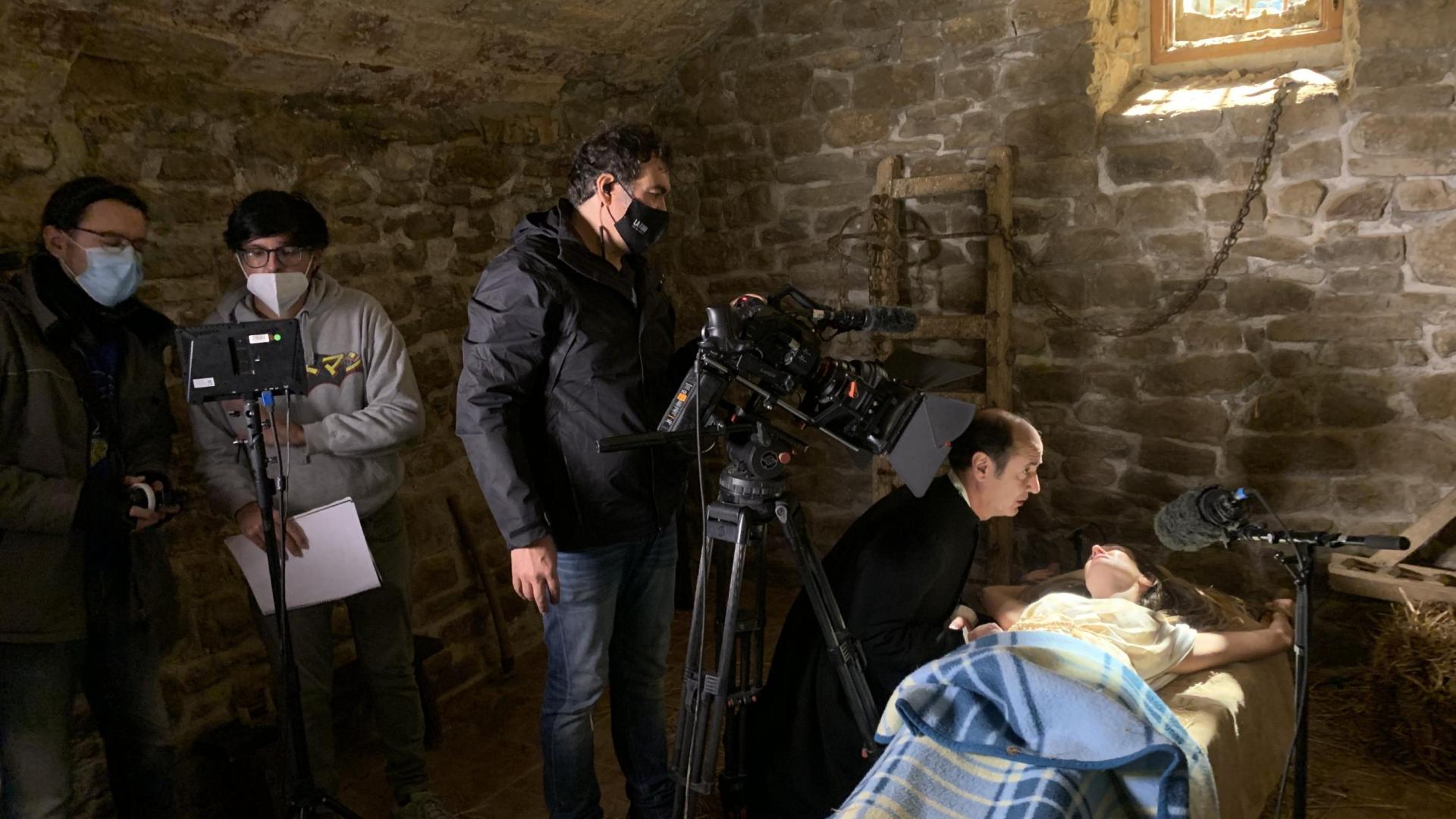 Instantánea del cortometraje ganador del octavo certamen Navarra, Tierra de Cine "Haizea" rodado en Artajona