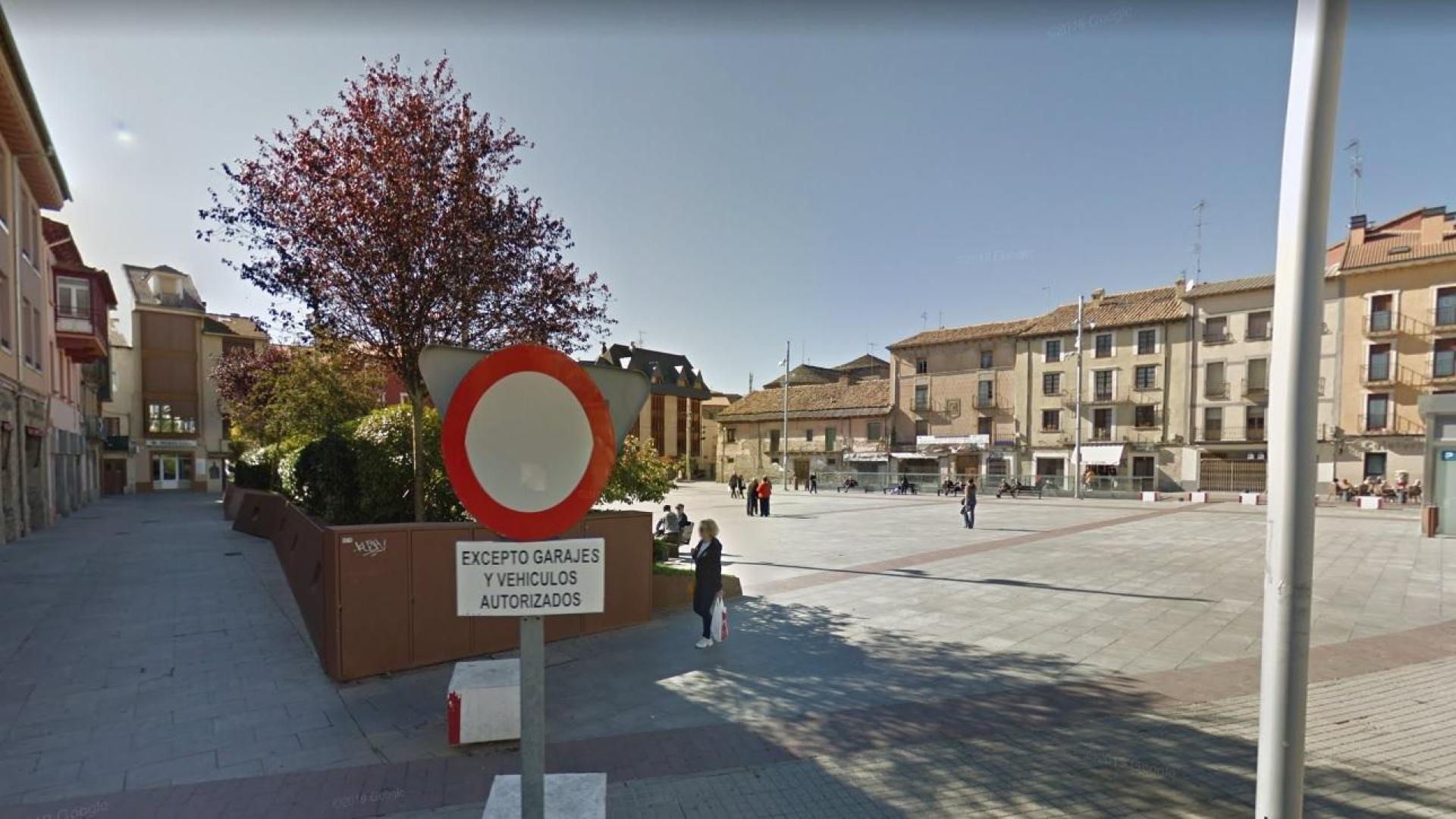 Plaza en la que sucedieron los hechos