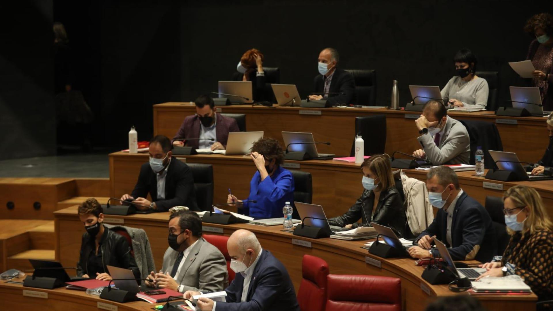 Pleno del Parlamento de Navarra