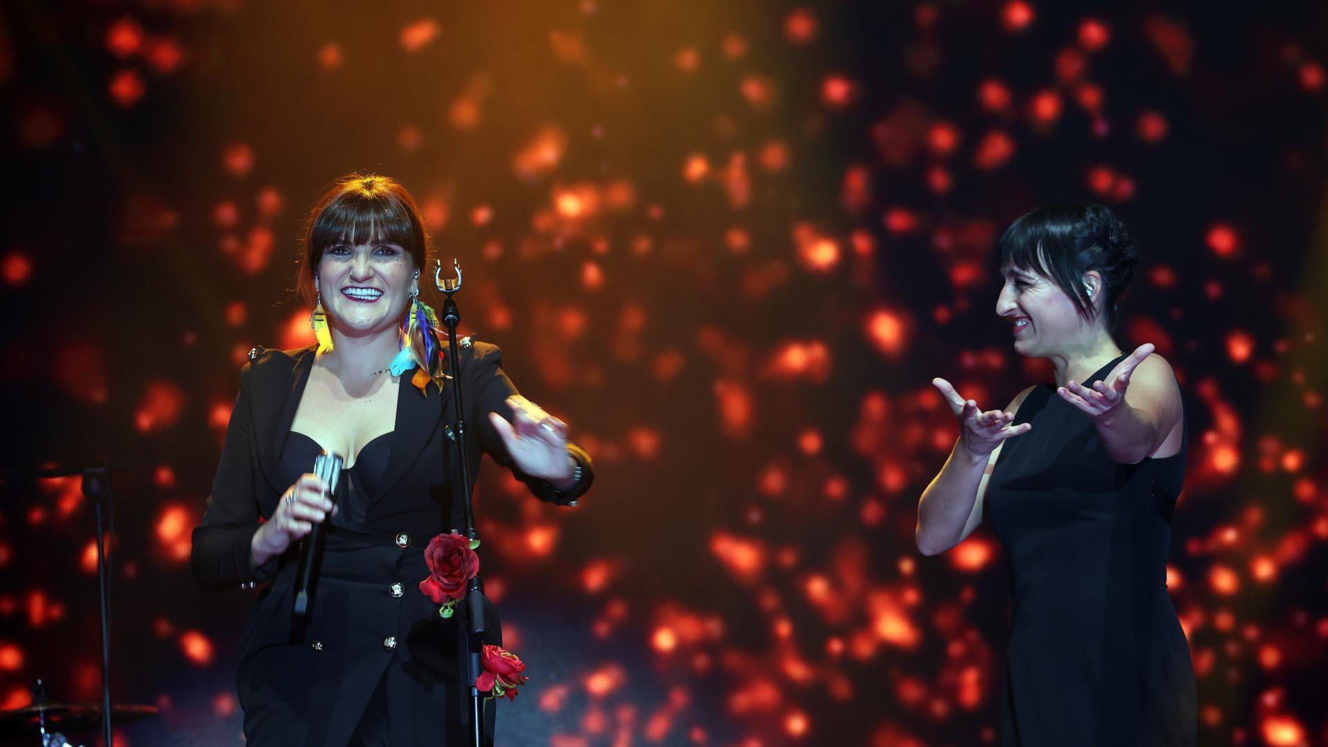 Concierto de Rozalén en el pabellón Navarra Arena de Pamplona