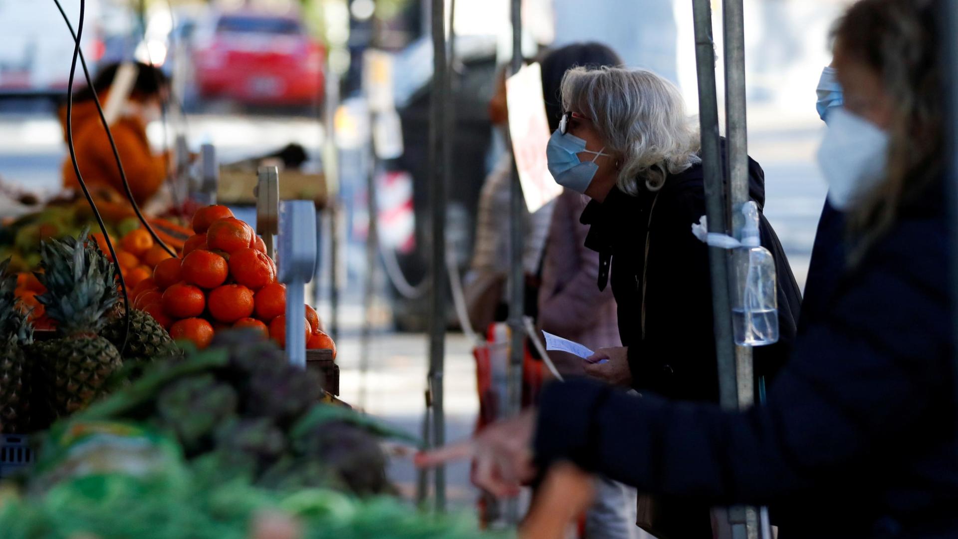 Un mercado en Buenos Aires, Argentina