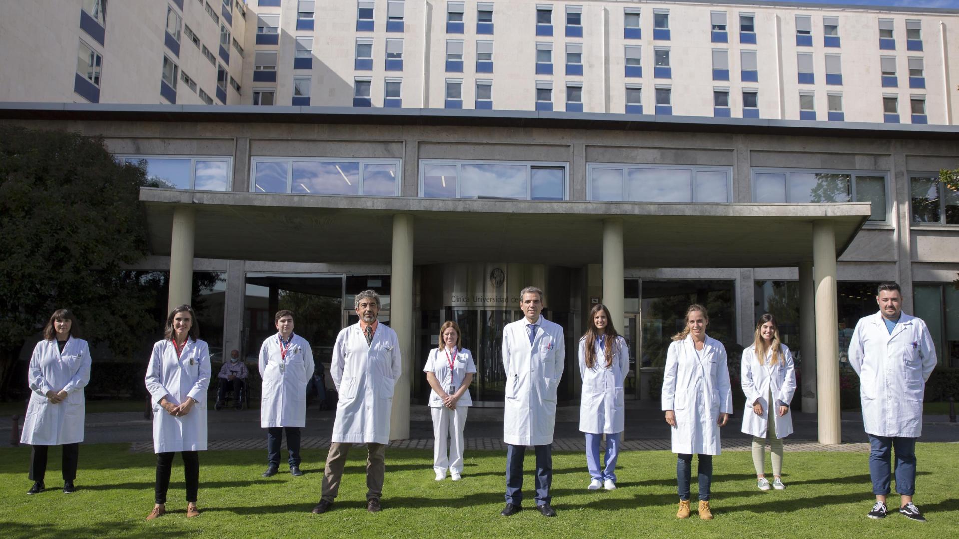 Equipo de investigadores de la Clínica Universidad de Navarra y del Cima