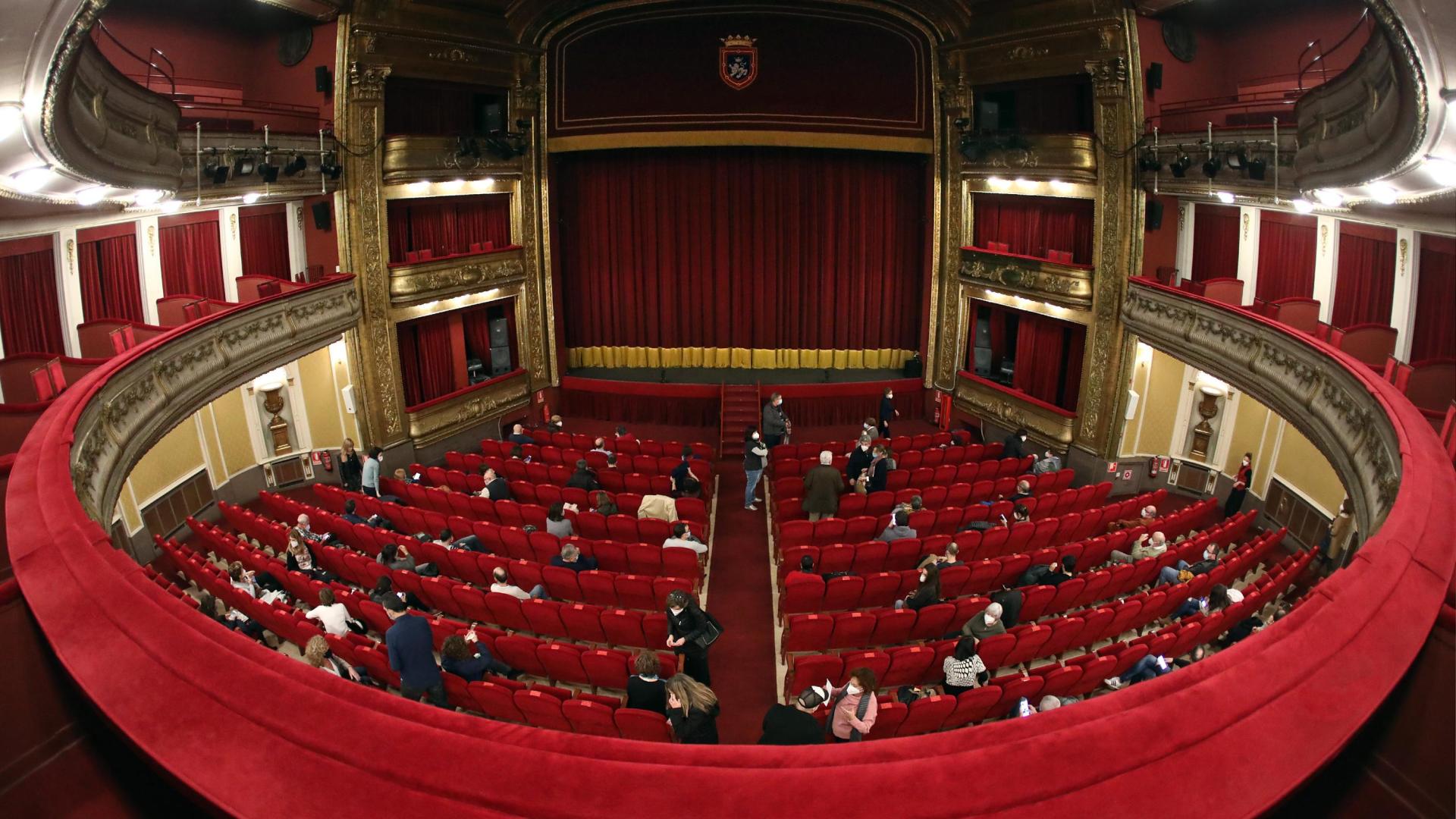 Sólo cien espectadores pudieron disfrutar de la obra Una noche sin luna de Juan Diego Botto en el Teatro Gayarre, el pasado noviembre