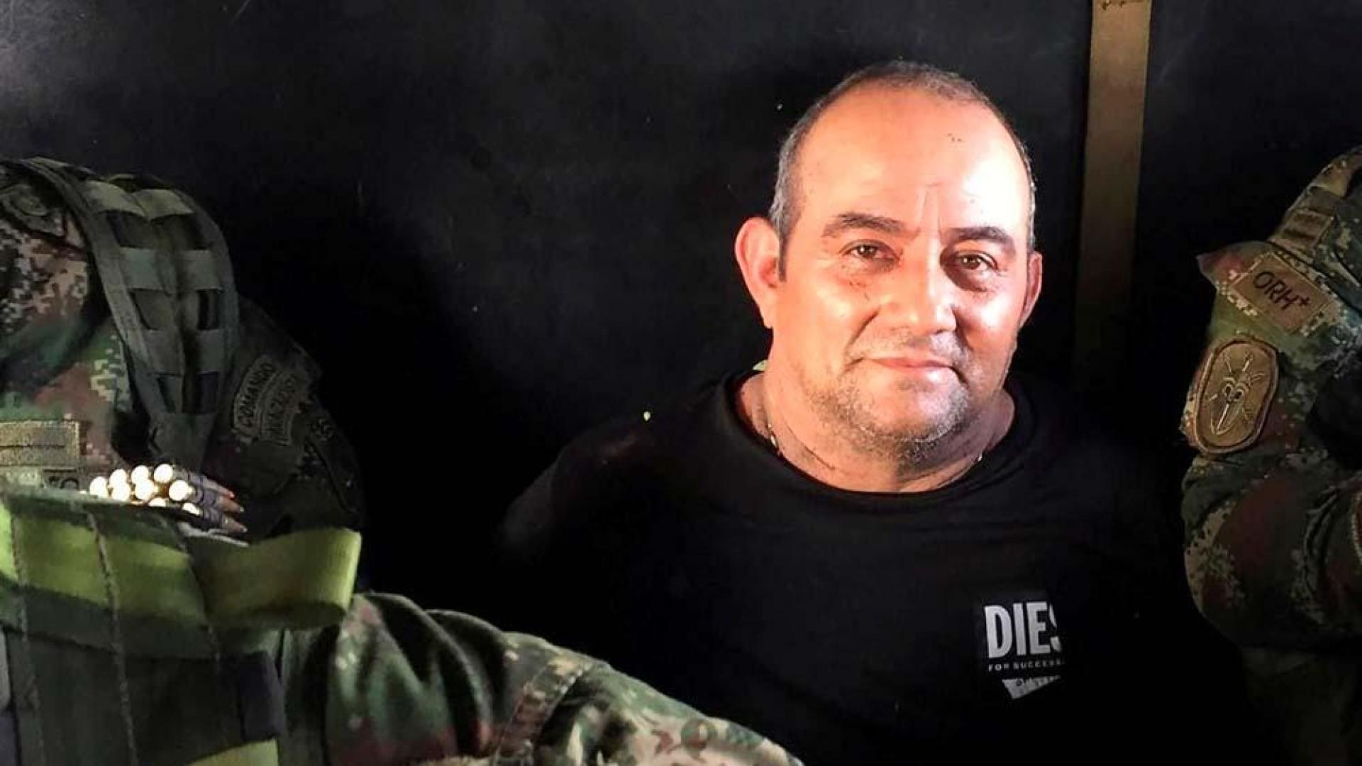 Dairo Antonio Usuga David, alias 'Otoniel', tras ser capturado