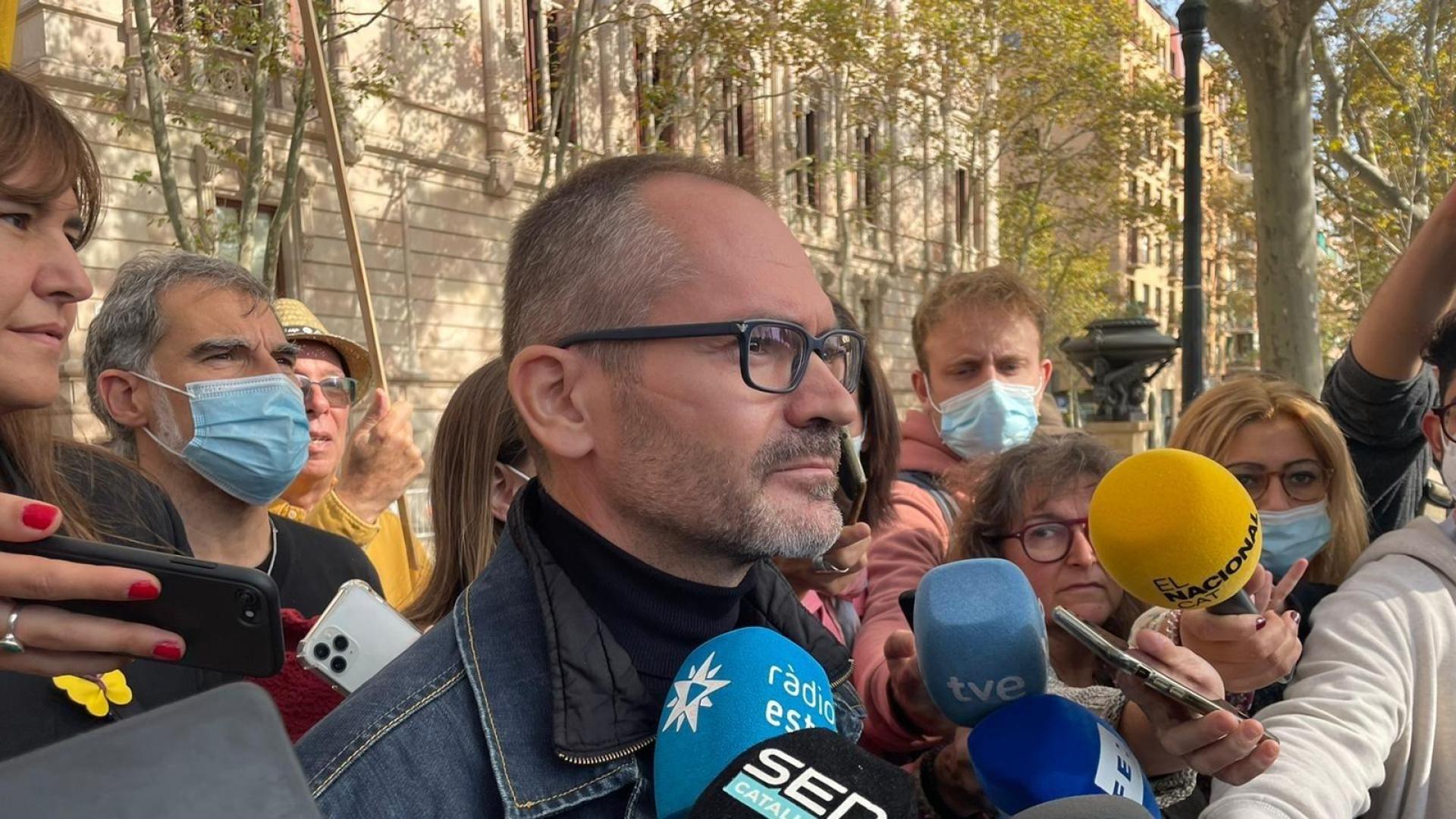 Josep Costa al salir del TSJC