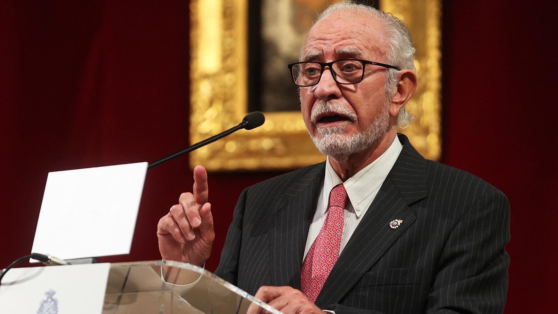 Imagen de junio de 2021 del poeta y ensayista gallego José María Merino