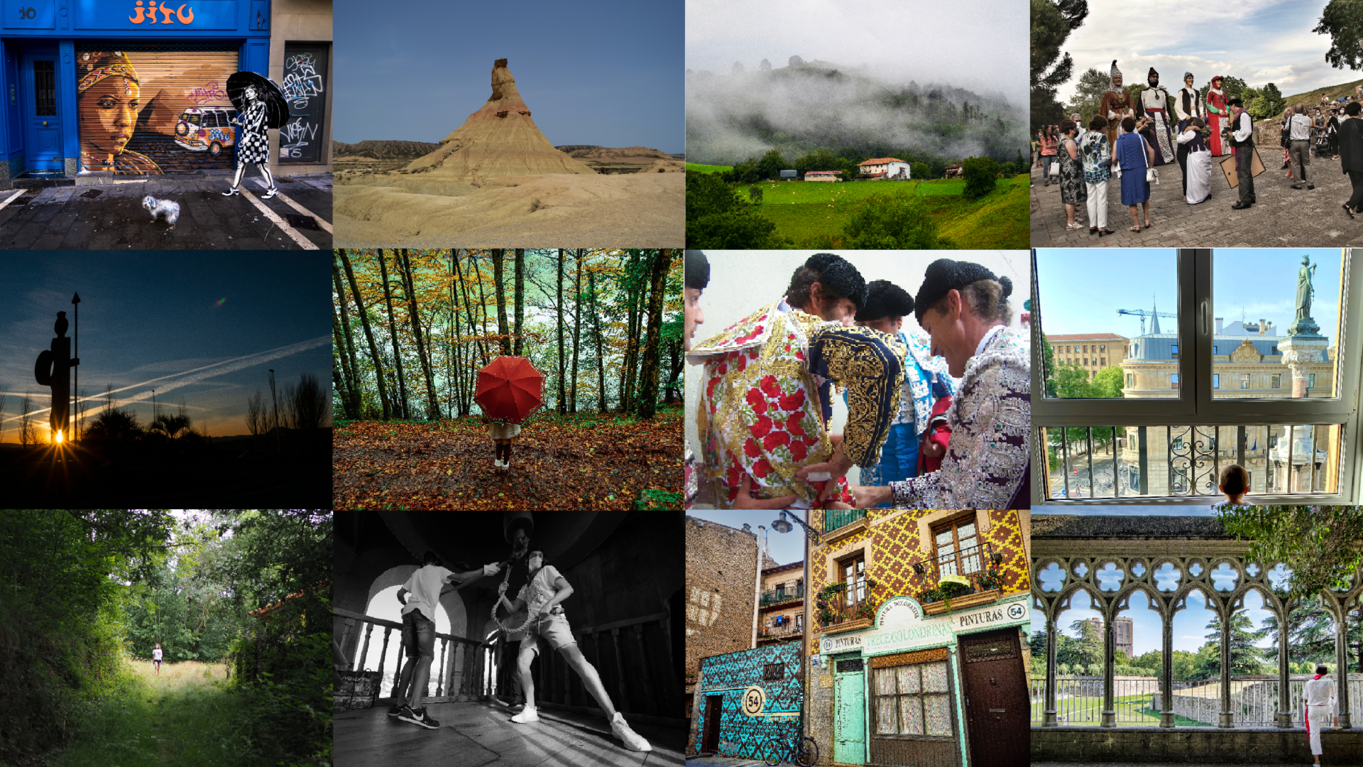 Algunas de las fotografías de la exposición