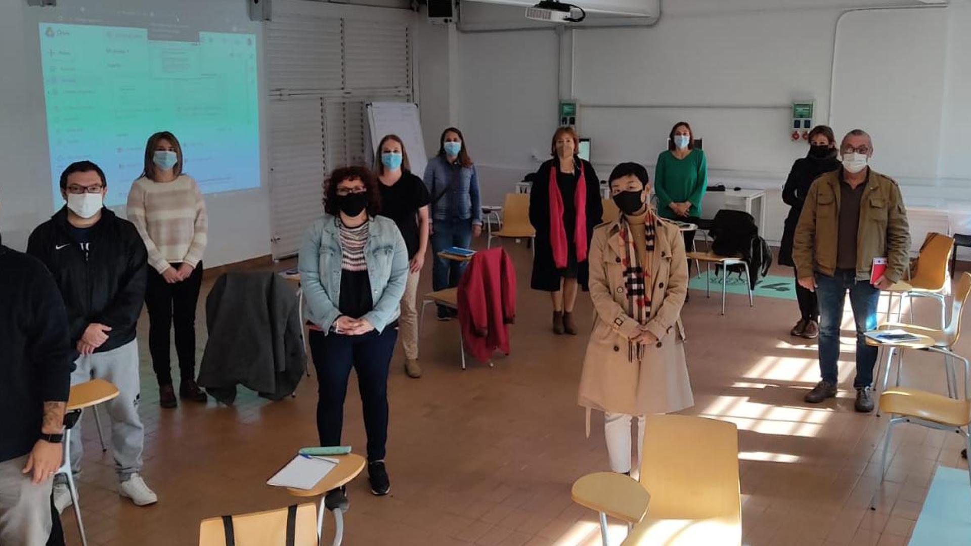 Grupo que ha sido formado en la 'Lanzadera Conecta Empleo'