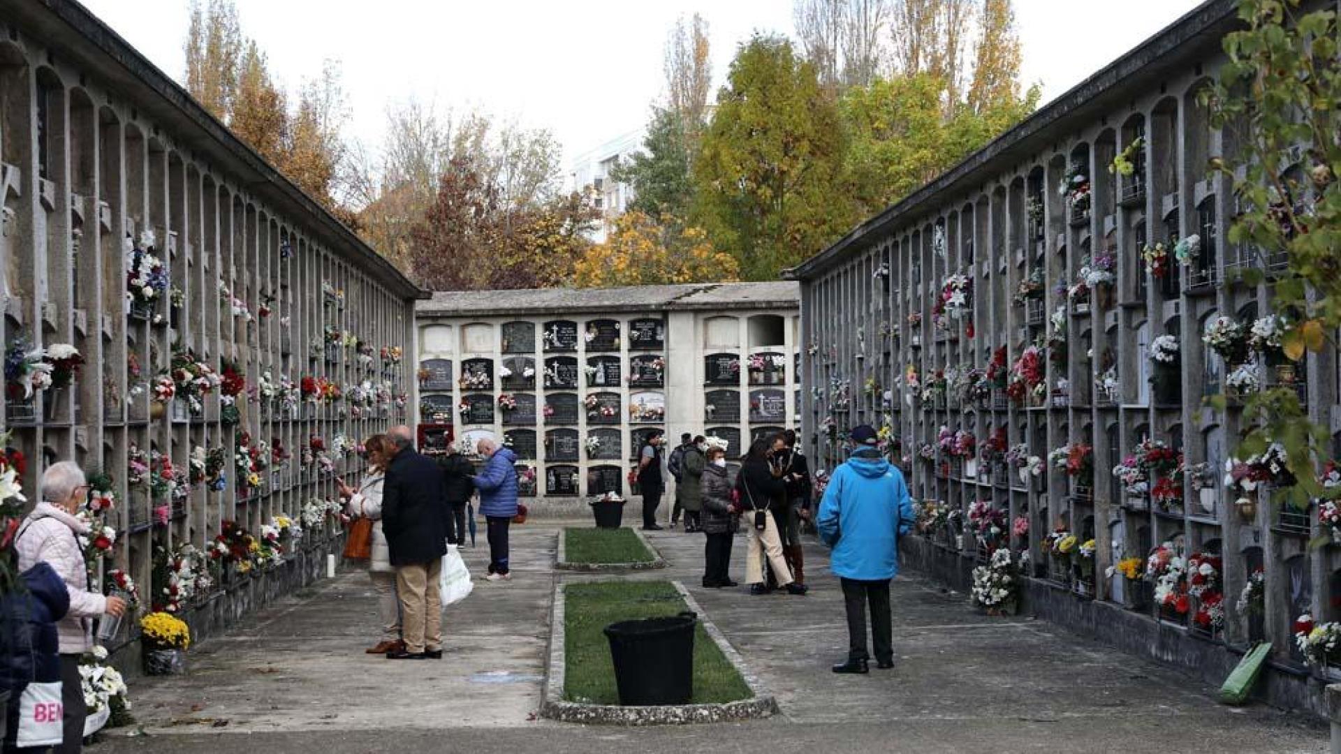 El cementerio de Pamplona, este domingo