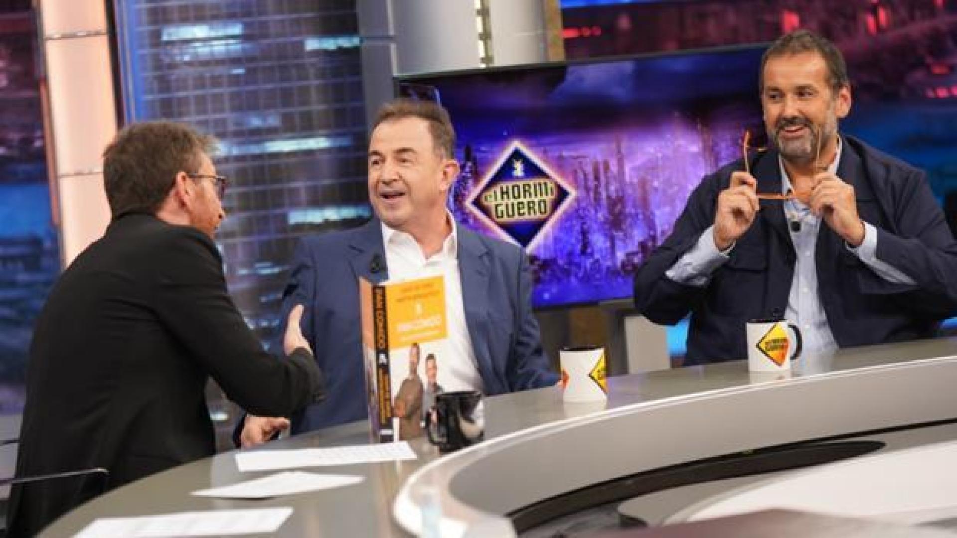 Los cocineros Martín Berasategui y David de Jorge en 'El Hormiguero'