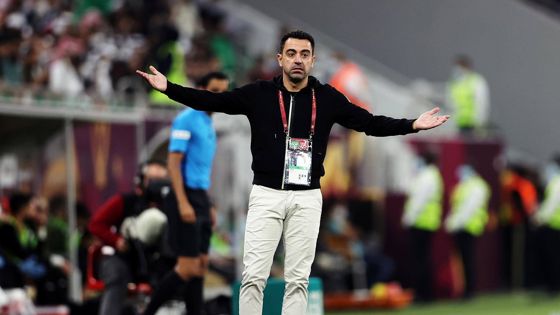 Imagen de Xavi Hernández en un encuentro con el Al Sadd contra el Al Rayyan