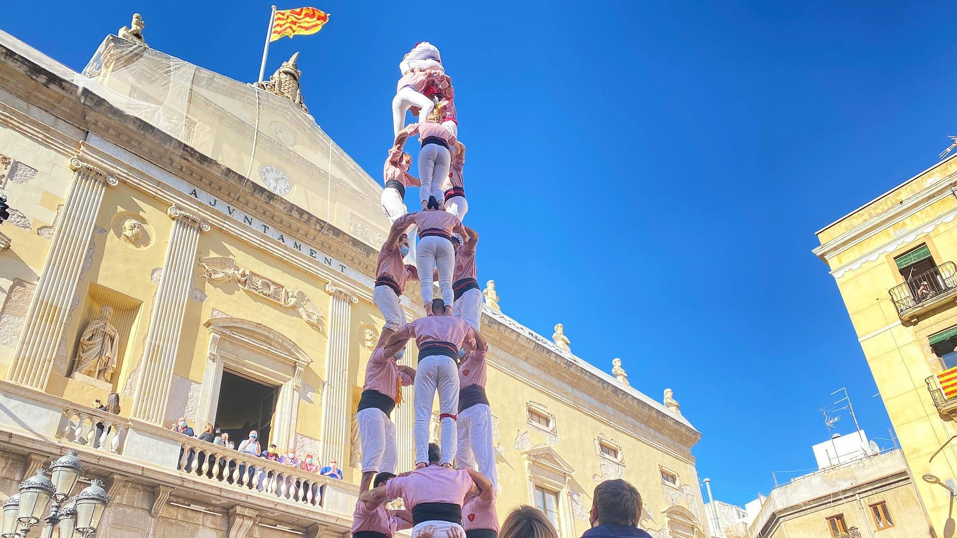 Castell en la Diada de la Represa de Tarragona