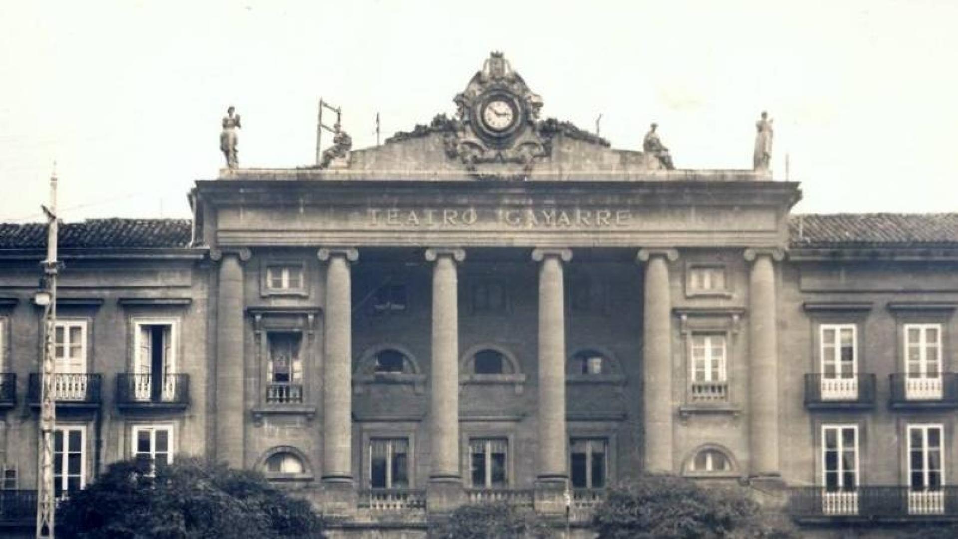 El Teatro Principal de Pamplona, lugar donde se vio por primera vez imagen en movimiento