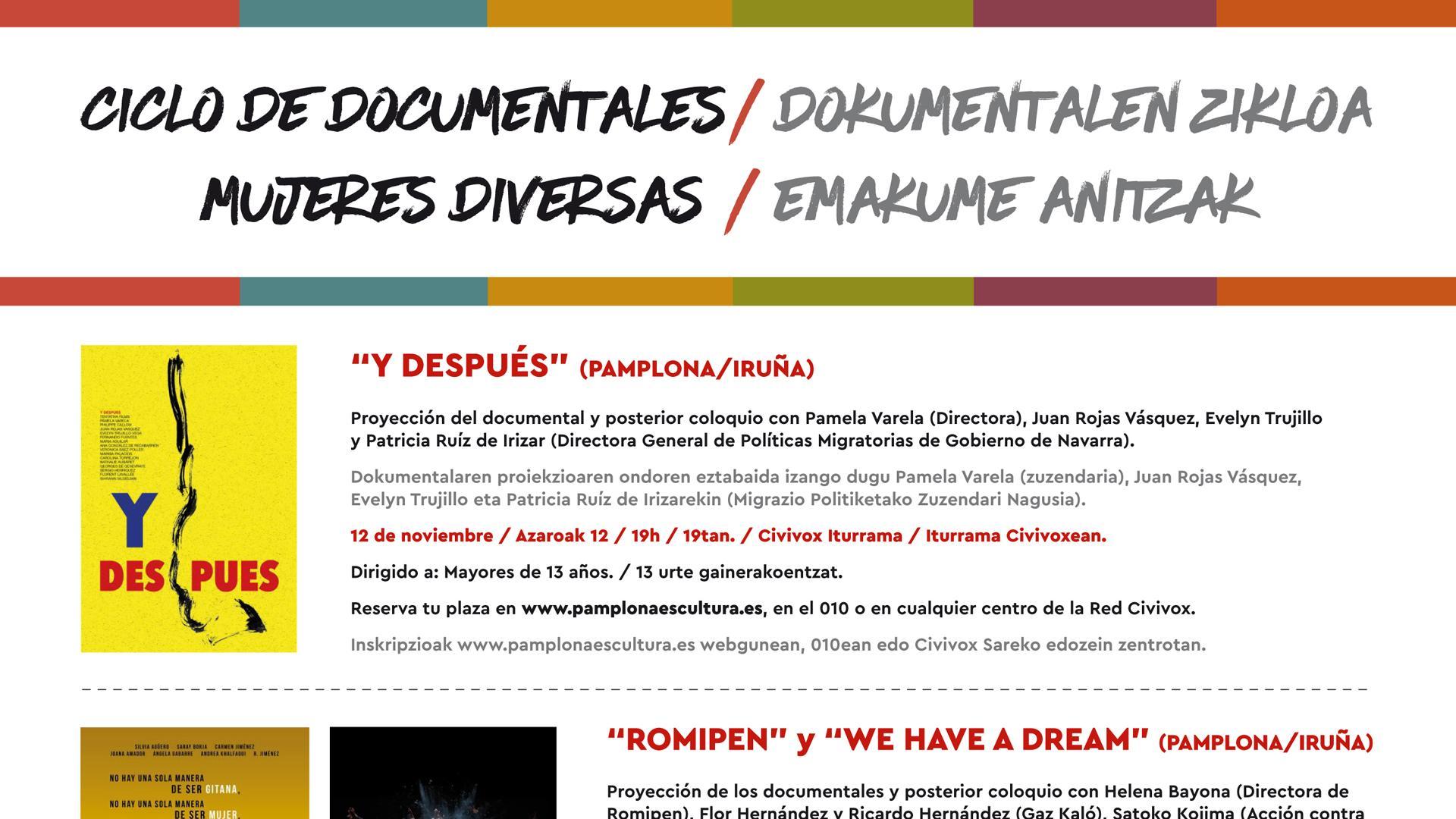 Cartel del ciclo de documentales