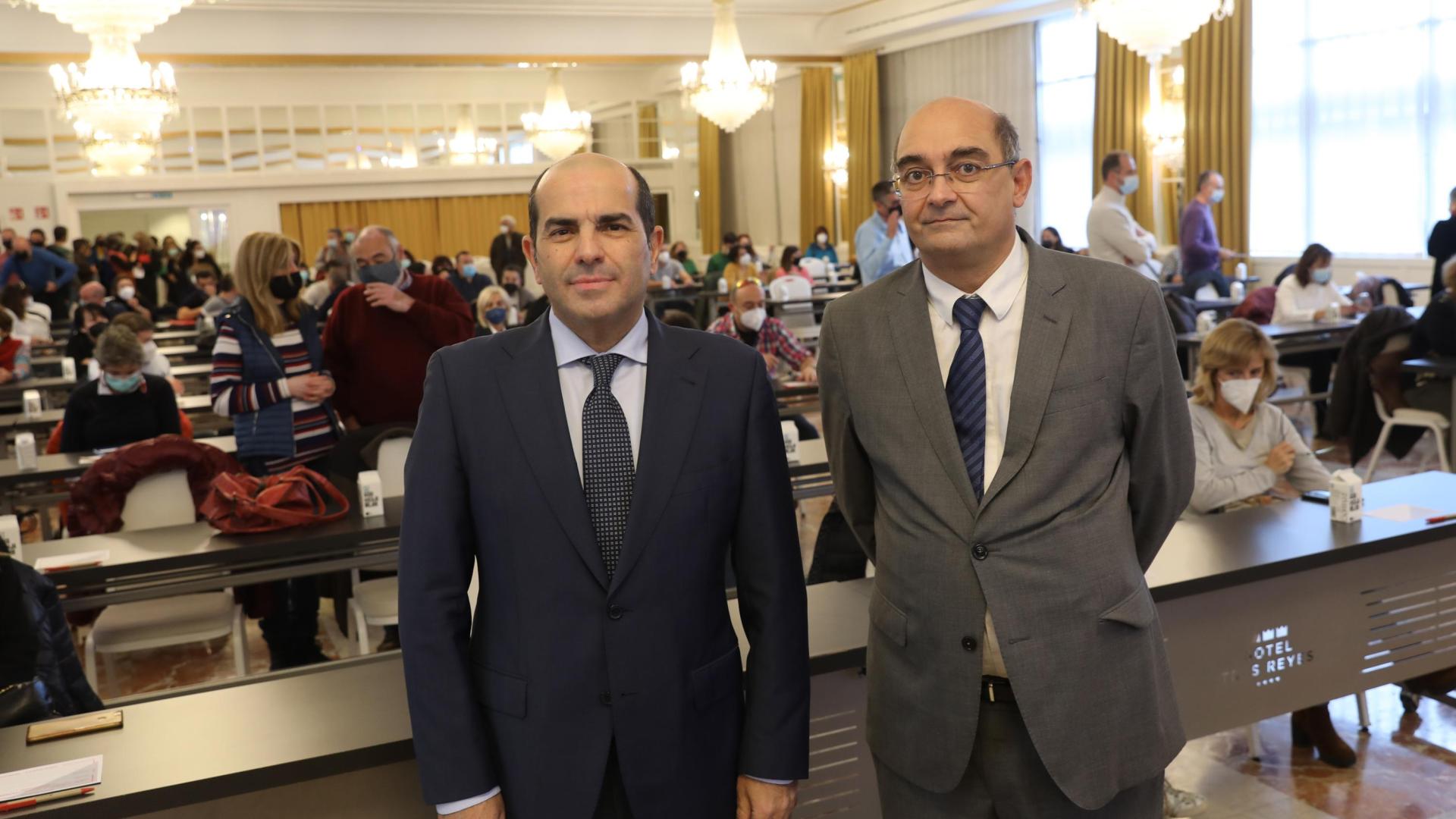 Carlos González y Francisco J. Fuertes en la jornada de AFAPNA