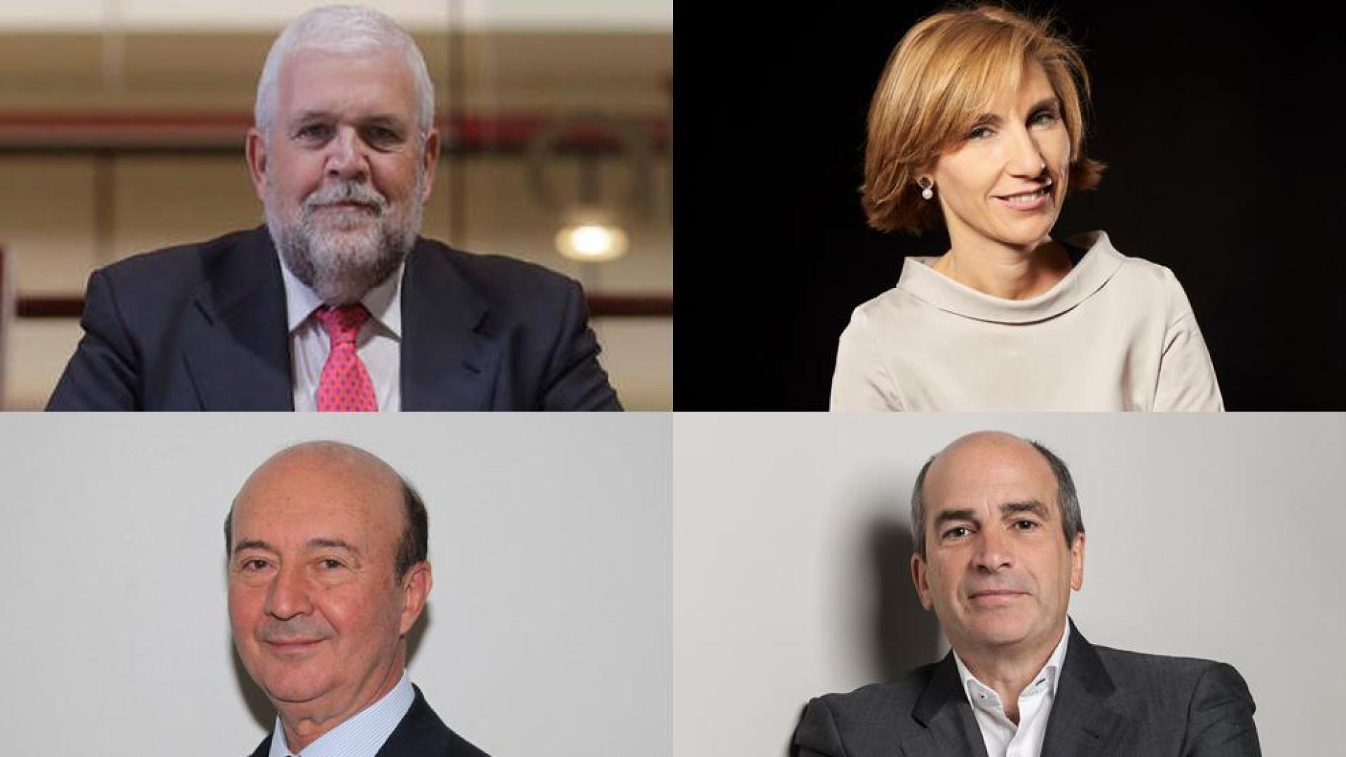José María Aracama, Marisa Alonso, Miguel Iraburu y Miguel Isaacs