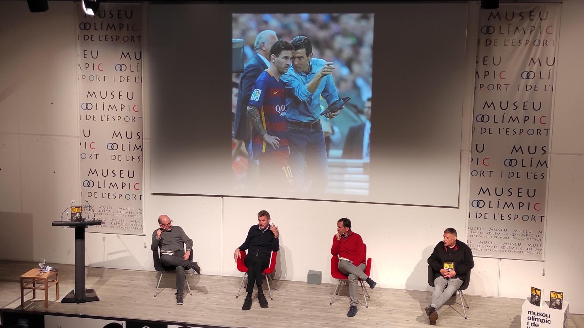 El exportero y exentrenador Juan Carlos Unzué en el Museu Olimpic de Barcelona