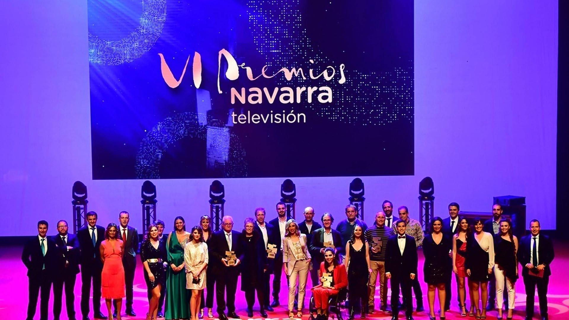 Foto de familia tras la entrega de premios