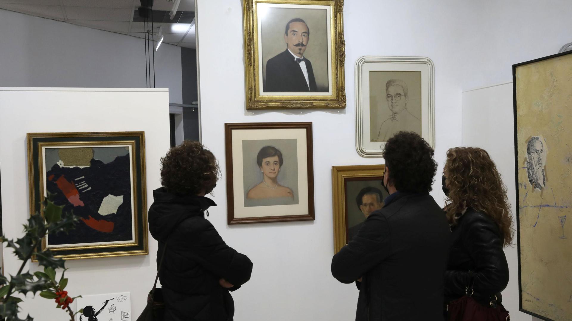 Los retratos realistas, como en la imagen, fueron el punto de partida de la obra artística de Ullate