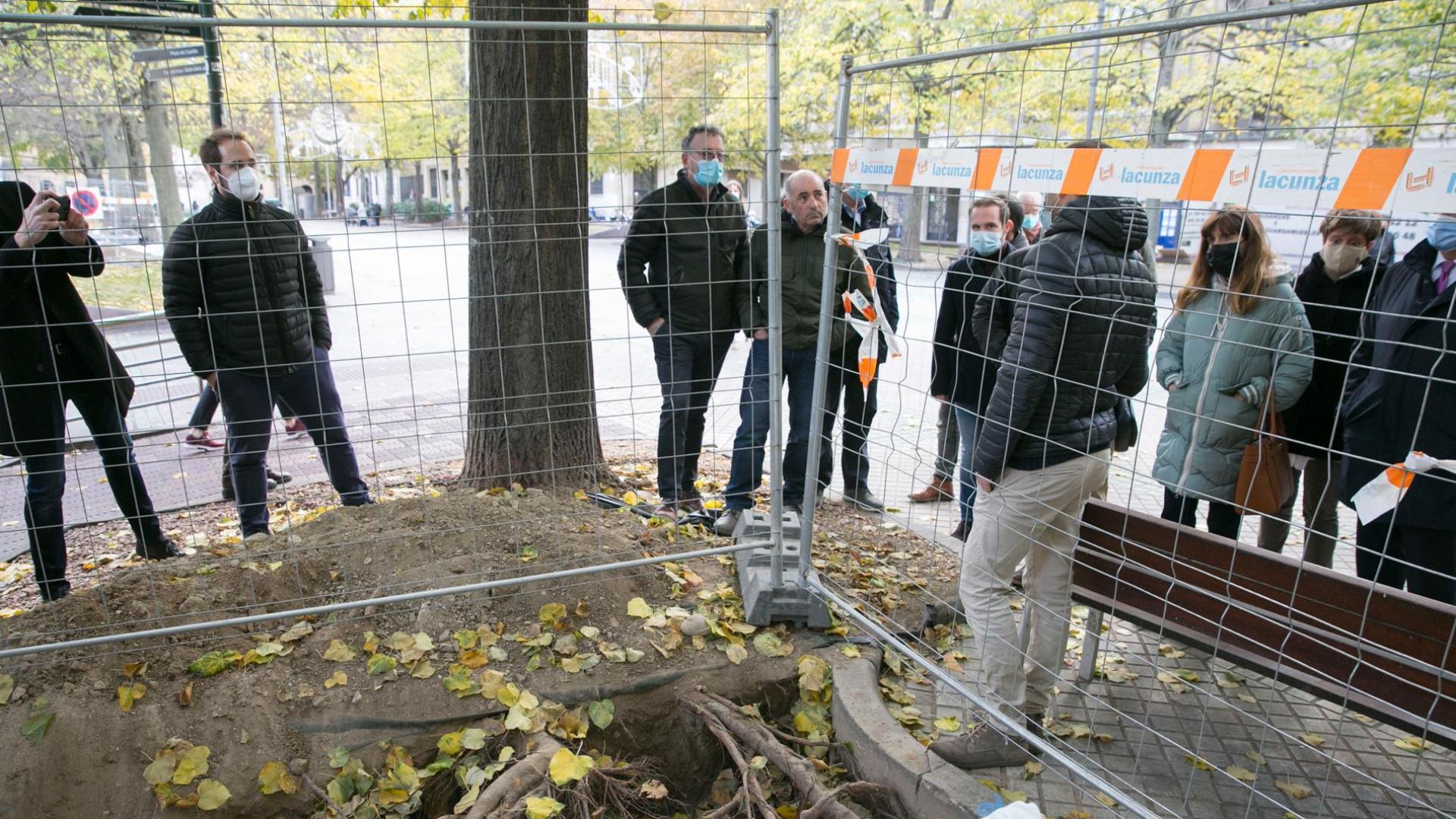 Visita a las catas en el Paseo Sarasate