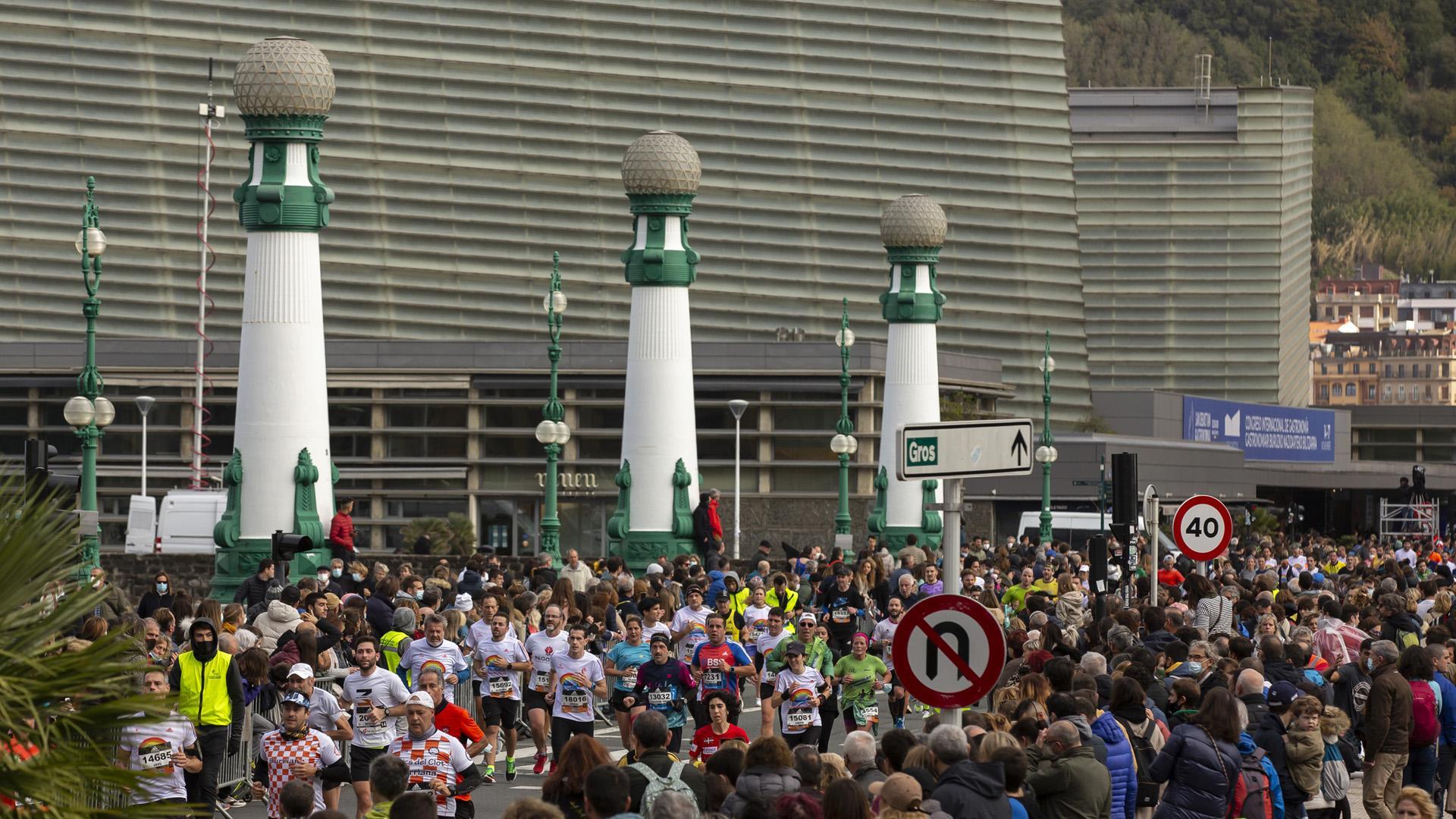 Imagen de la Behobia-San Sebastián, que se celebró el pasado 14 de noviembre