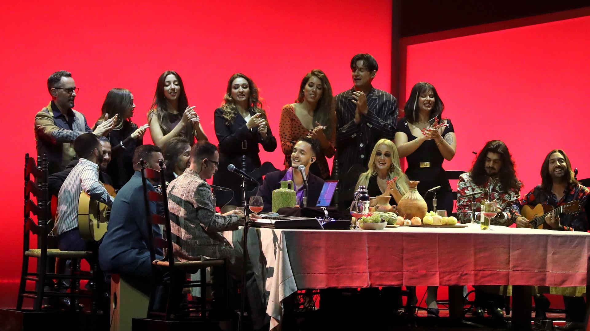Actuación de C. Tangana en la gala