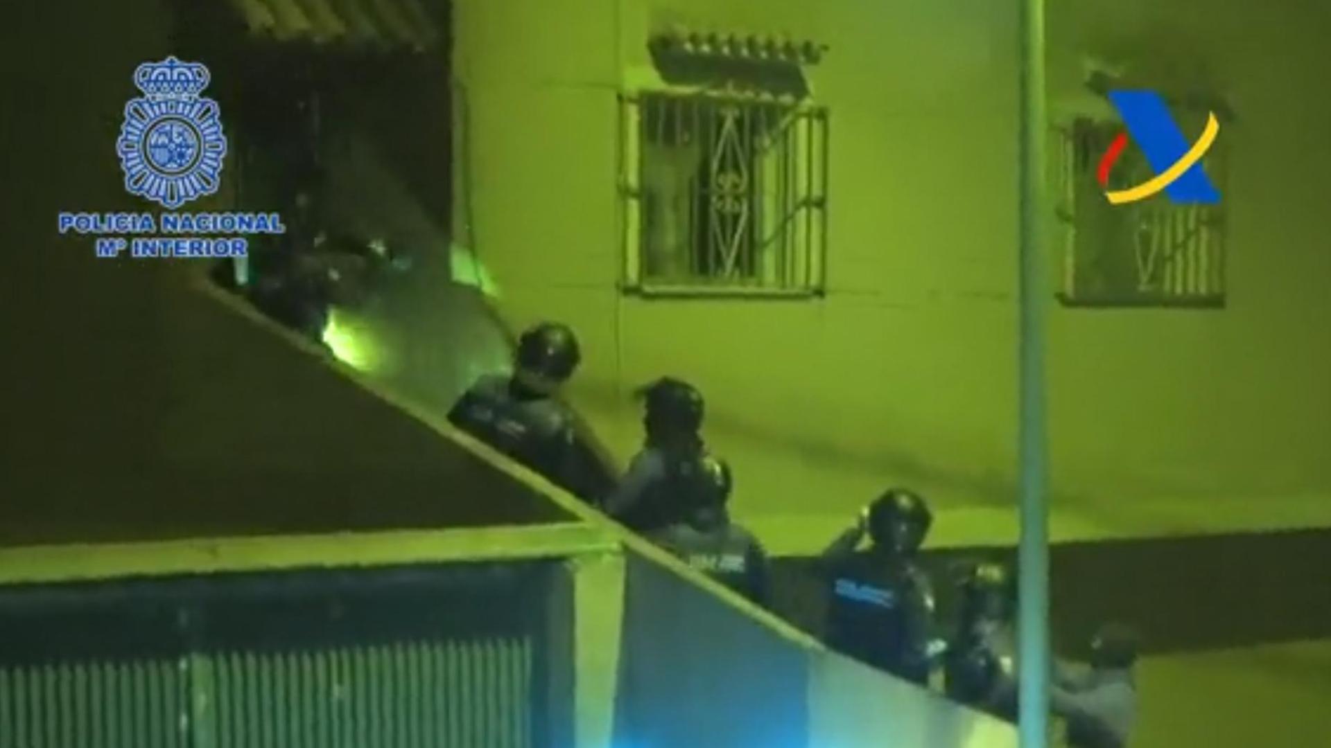 La Policía Nacional realizó diferentes registros en el transcurso de la operación