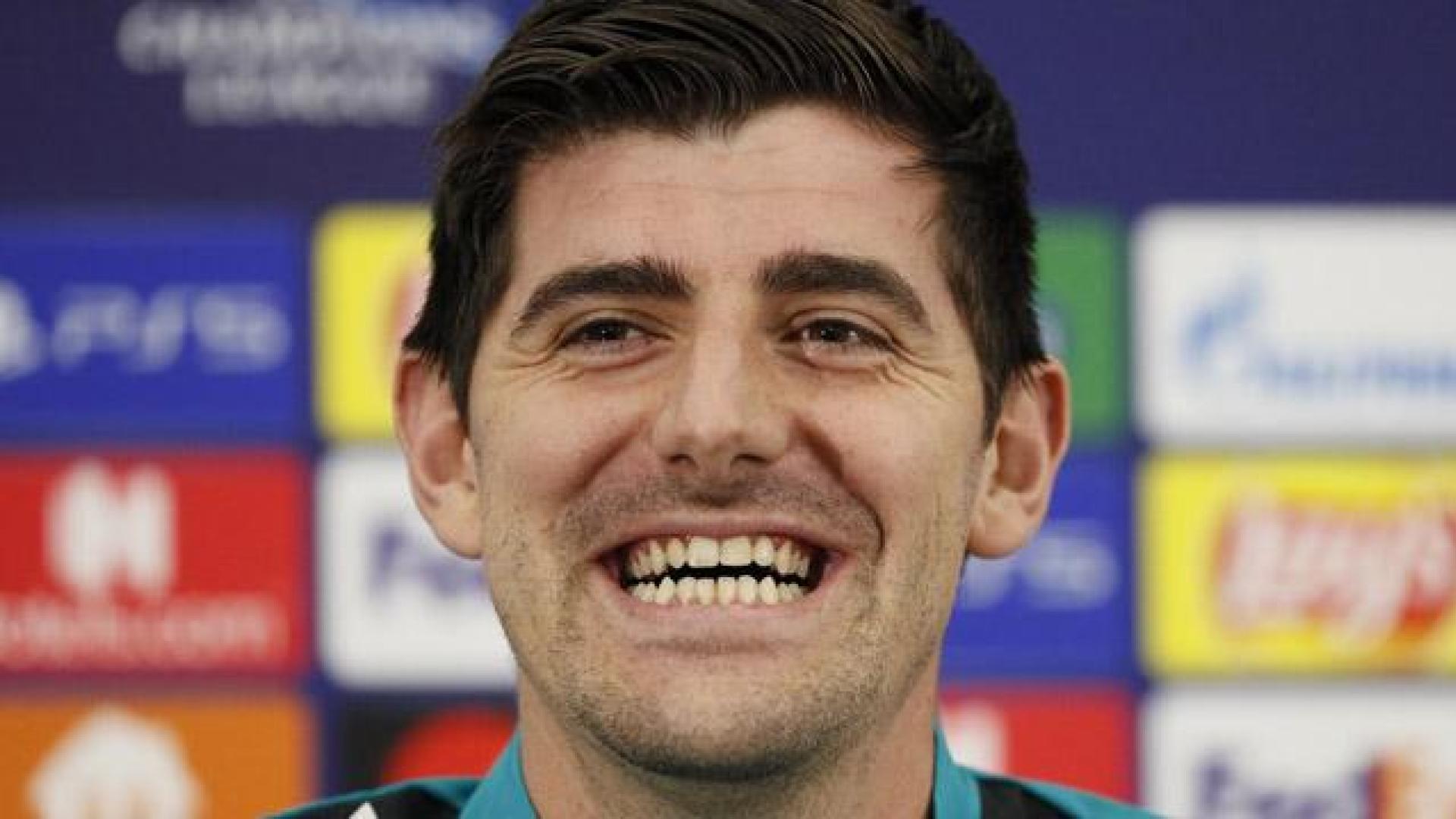 Thibaut Courtois, en la rueda de prensa previa al partido del Real Madrid contra el Sheriff