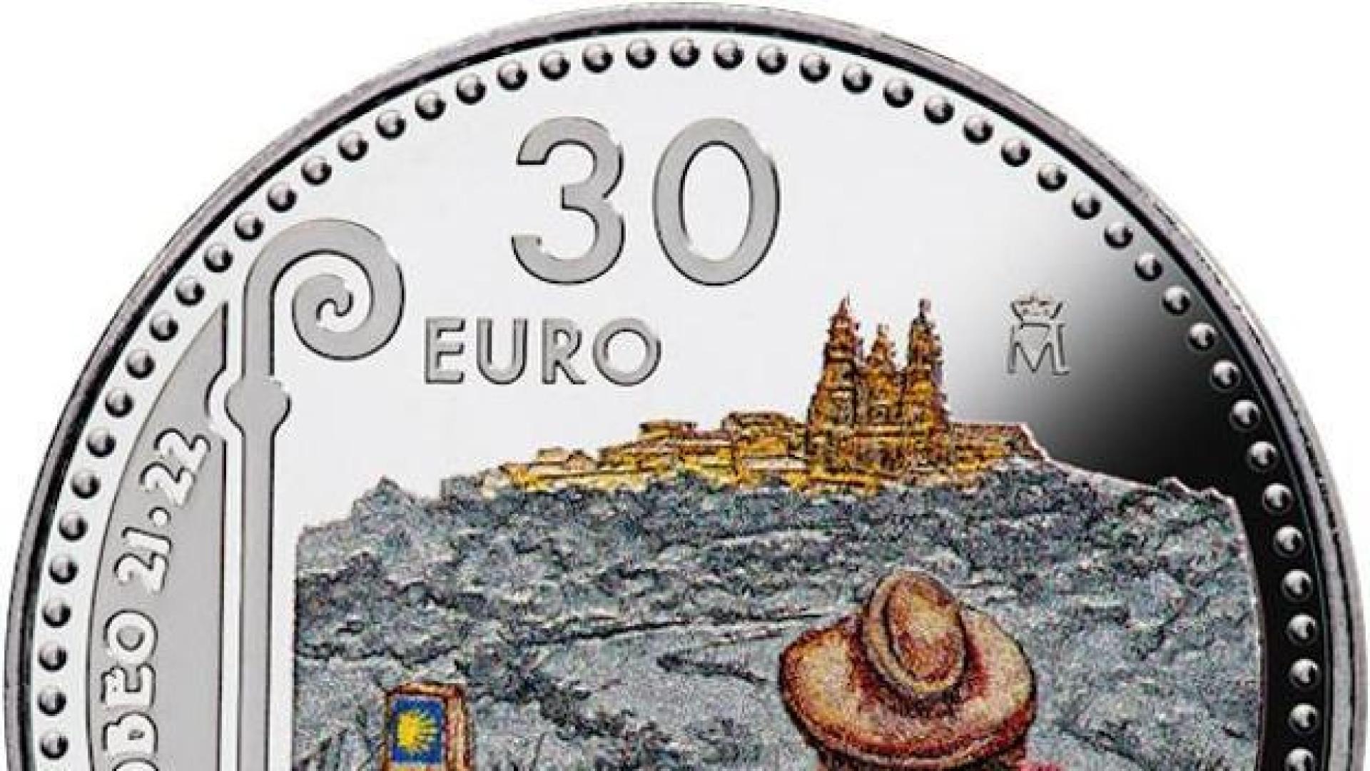 Imagen de la nueva moneda de 30 euros.