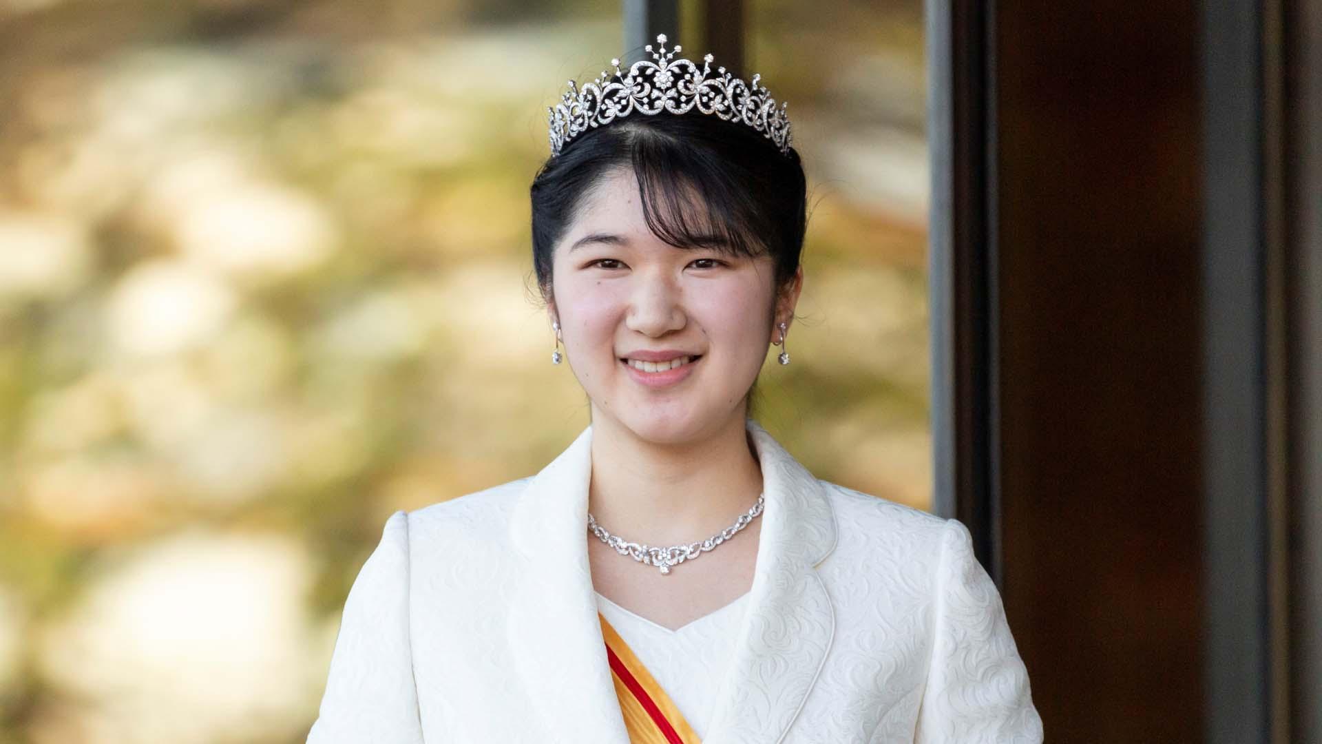 La princesa Aiko, este domingo, día en el que ha celebrado su mayoría de edad