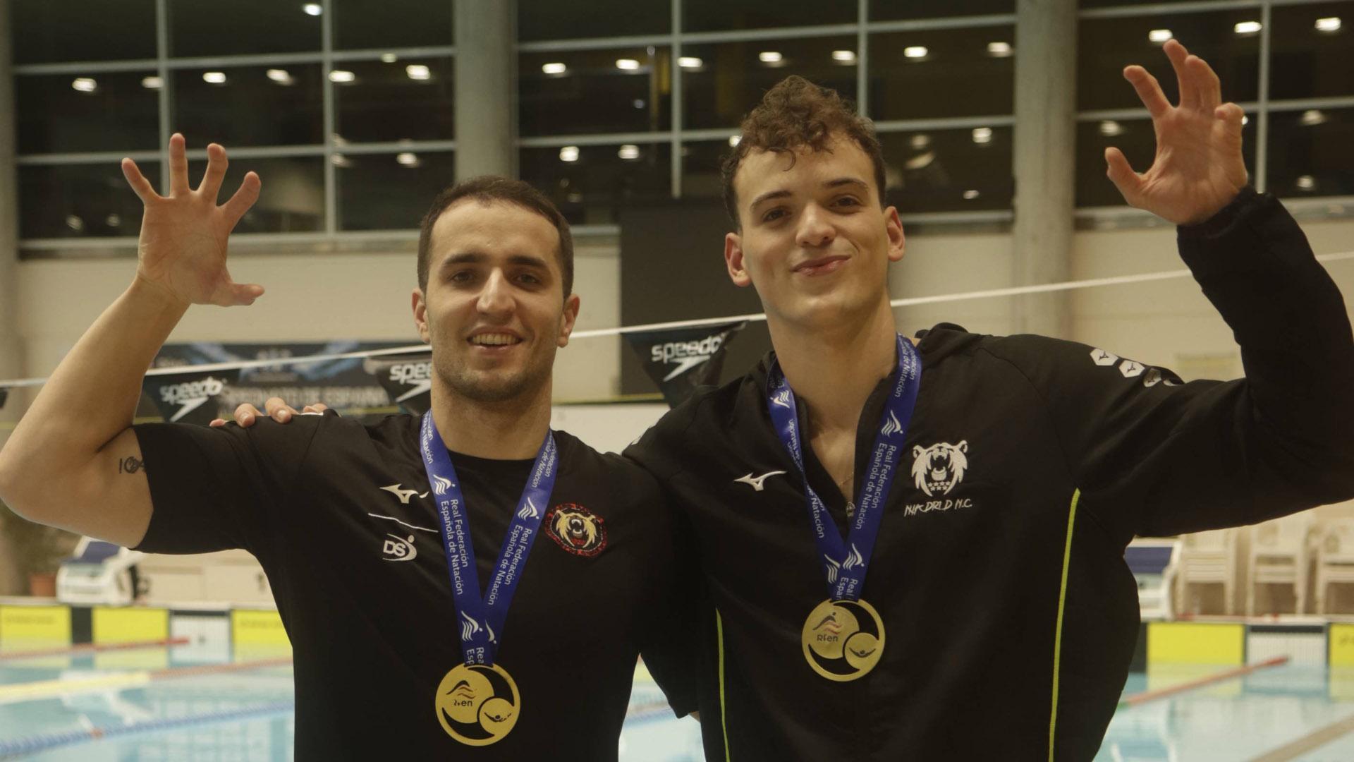 Juan Segura y Óscar Pascual, en el Campeonato de España