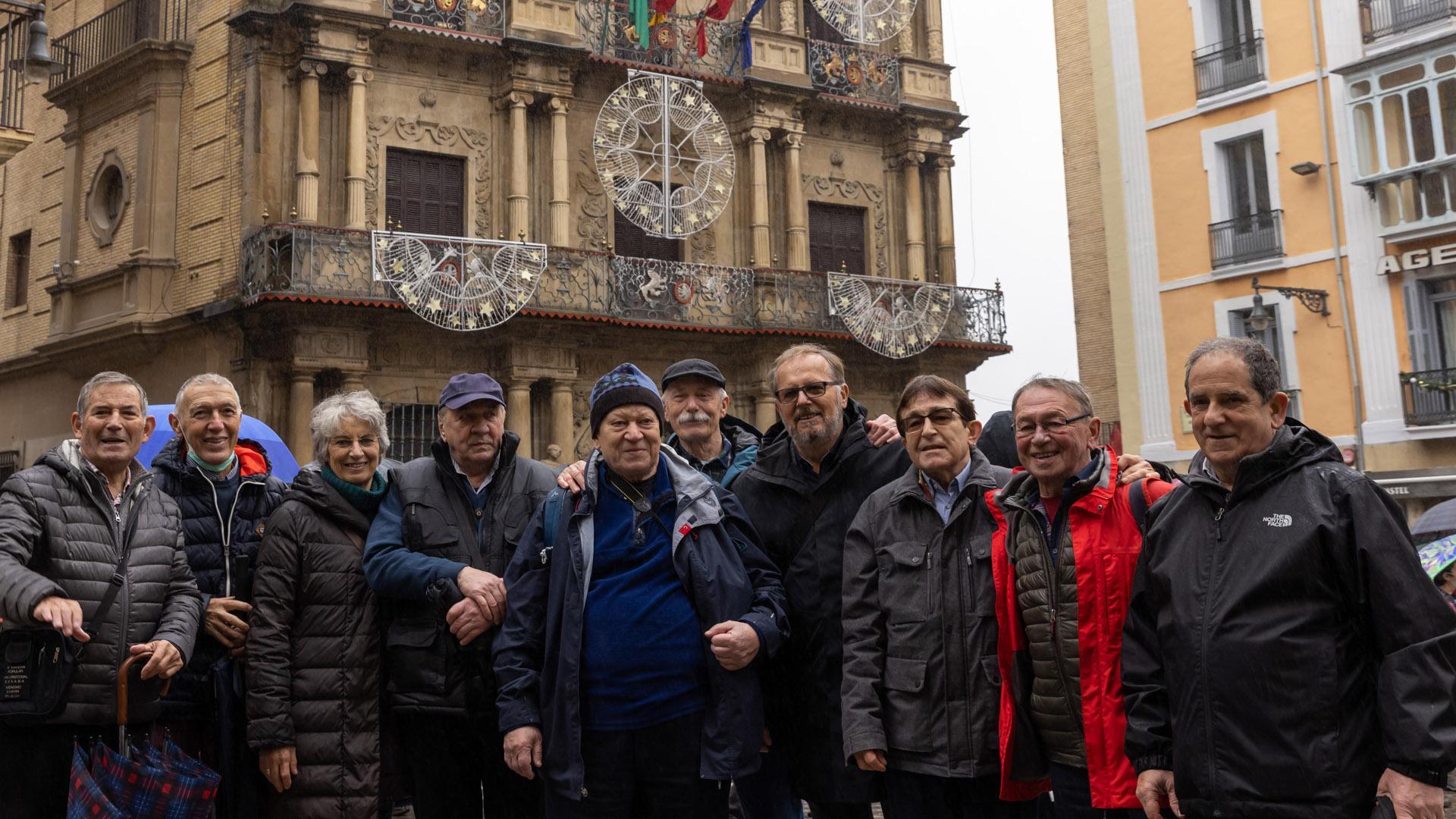 De izq a dcha: Gregorio Ariz, Iñaki Aldaia, Trini Cornellana, Kazek Lizka, Andrej Samolewic, Roman Bieneiek, Marek Kocik, Xabier Garaoia, Andrej Pabliwlik y Abel Alvira