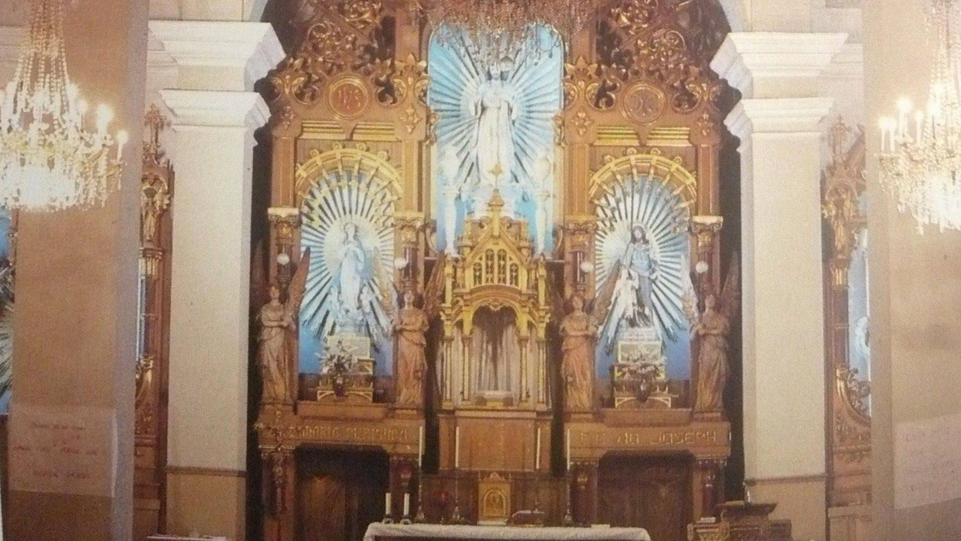 Interior de la antigua iglesia de los Jesuitas