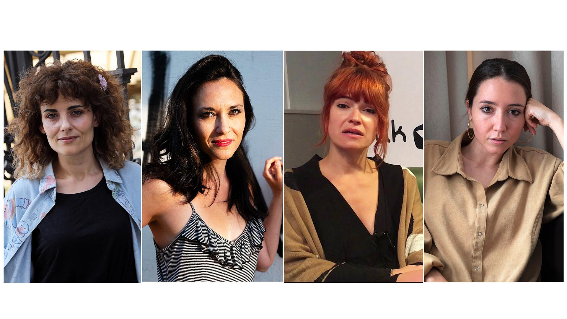 De izda. a dcha., Rosario Villajos, Florencia del Campo, María Bastarós y Anna Pacheco