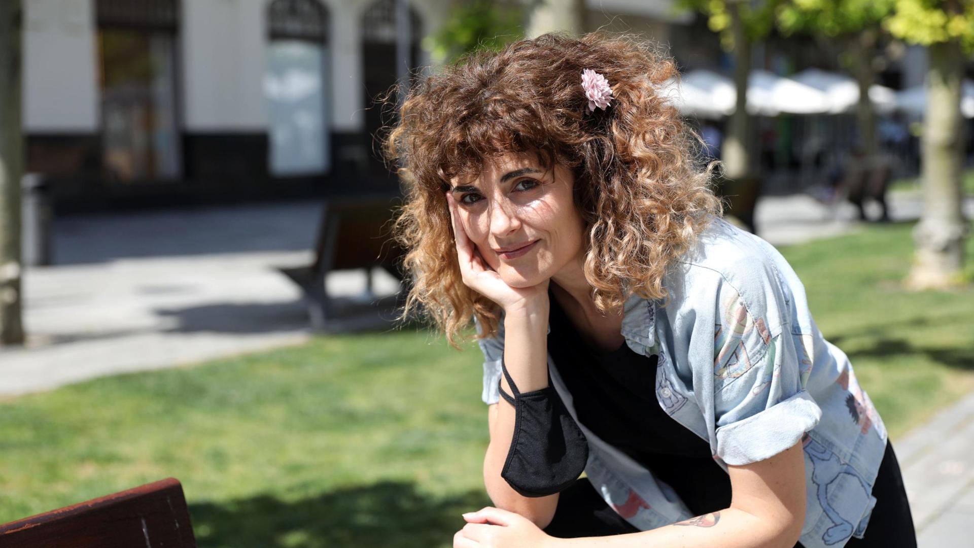 Rosario Villajos, en junio de 2021 en Pamplona