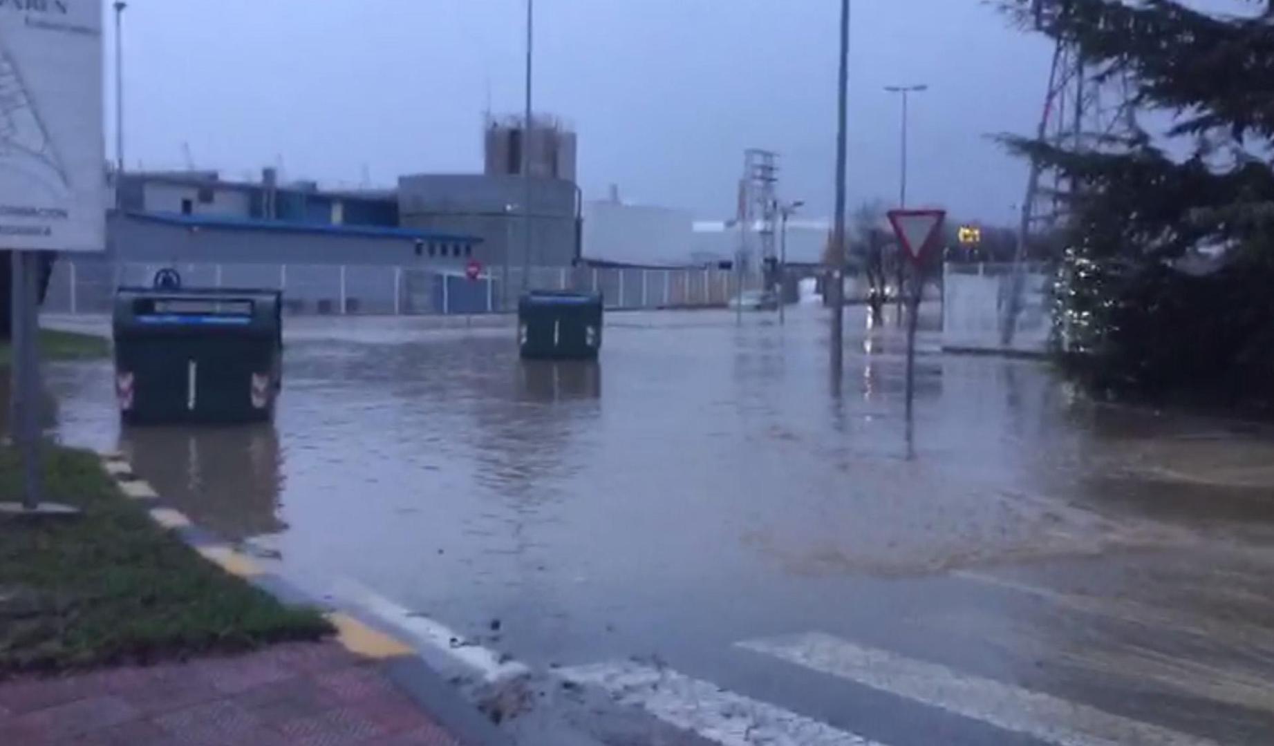 Inundaciones en el polígono de Landaben