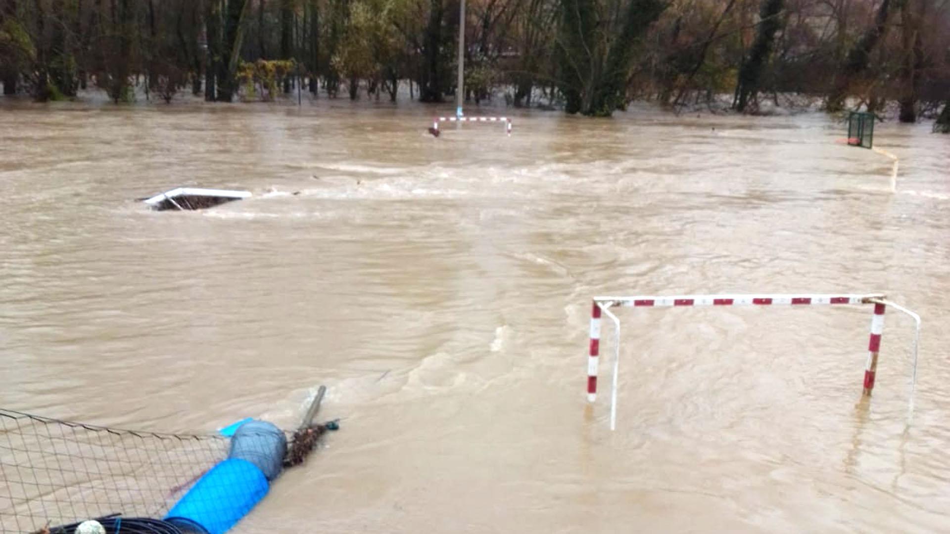 Inundaciones en Arre